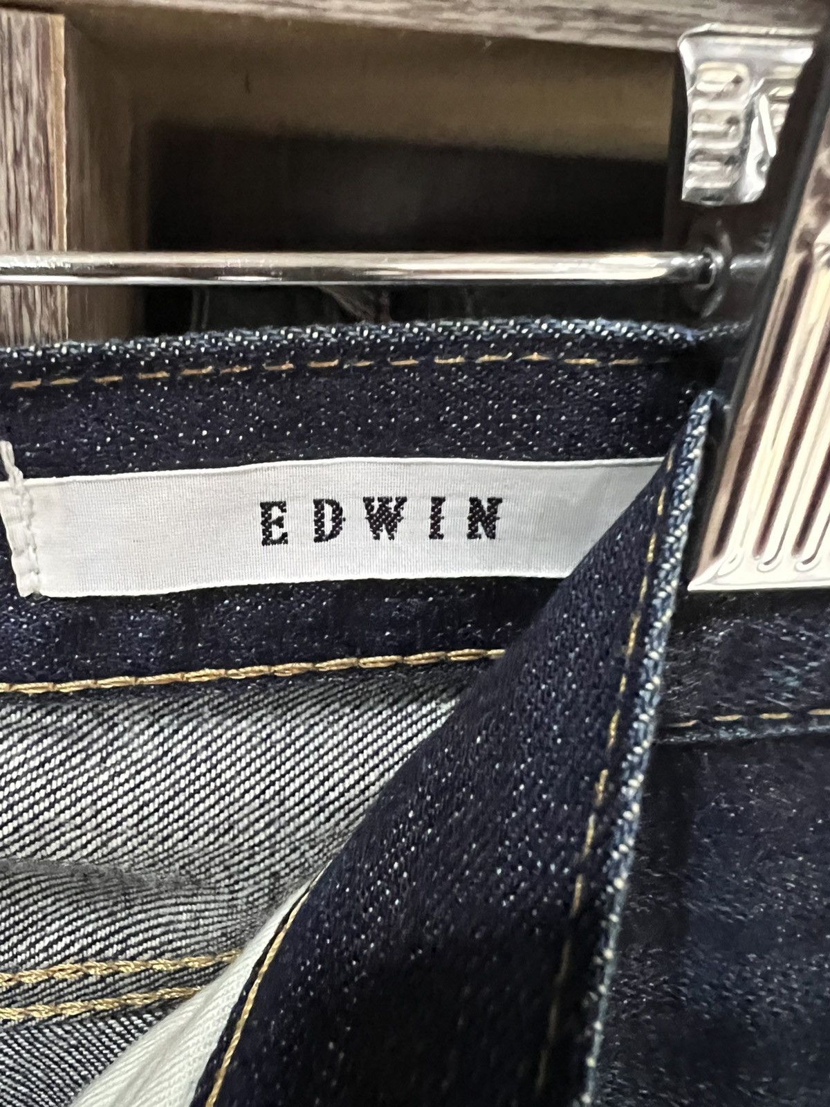 Edwin 🔥Vintage Edwin Flared Distressed Denim Size US 34 / EU 50 - 14 Thumbnail
