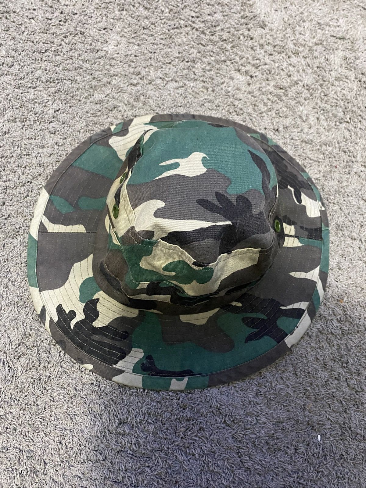 Other Vintage Camo woodland bucket hat Size ONE SIZE - 2 Thumbnail