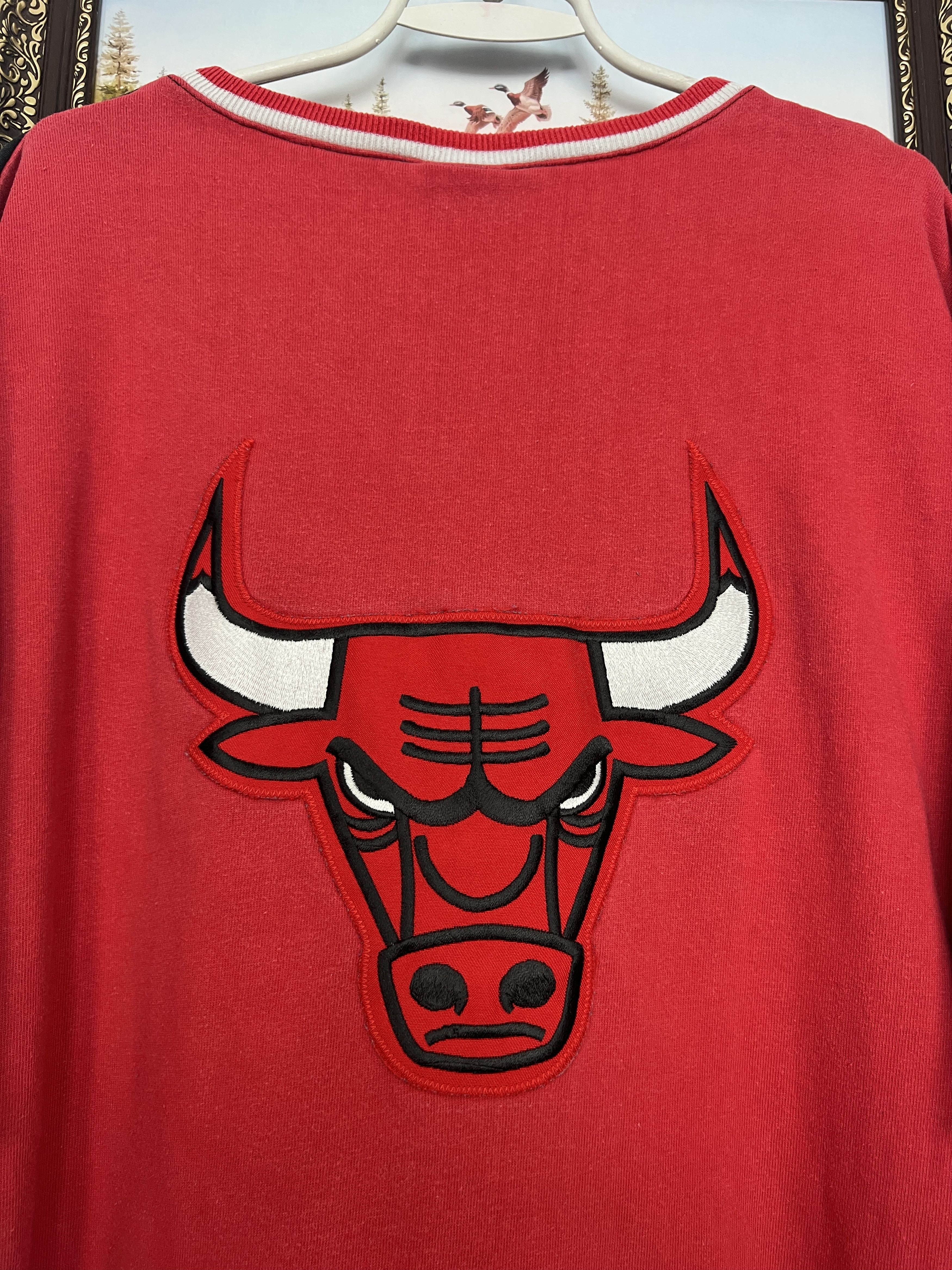 Champion Vintage 90's Champion Chicago Bulls Jordan Shooting Jersey Size US L / EU 52-54 / 3 - 13 Thumbnail