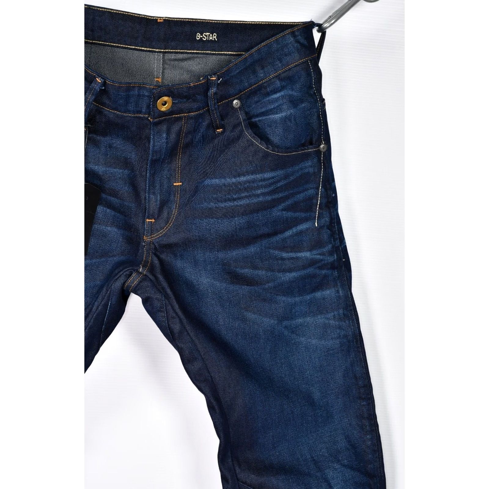 G-Star G-Star Raw 3301 Slim Jeans Men W31/L34 Blue 100% Cotton Denim 5-Pocket Design Slim Regular Fit Vintage No N/A Size US 31 - 5 Thumbnail