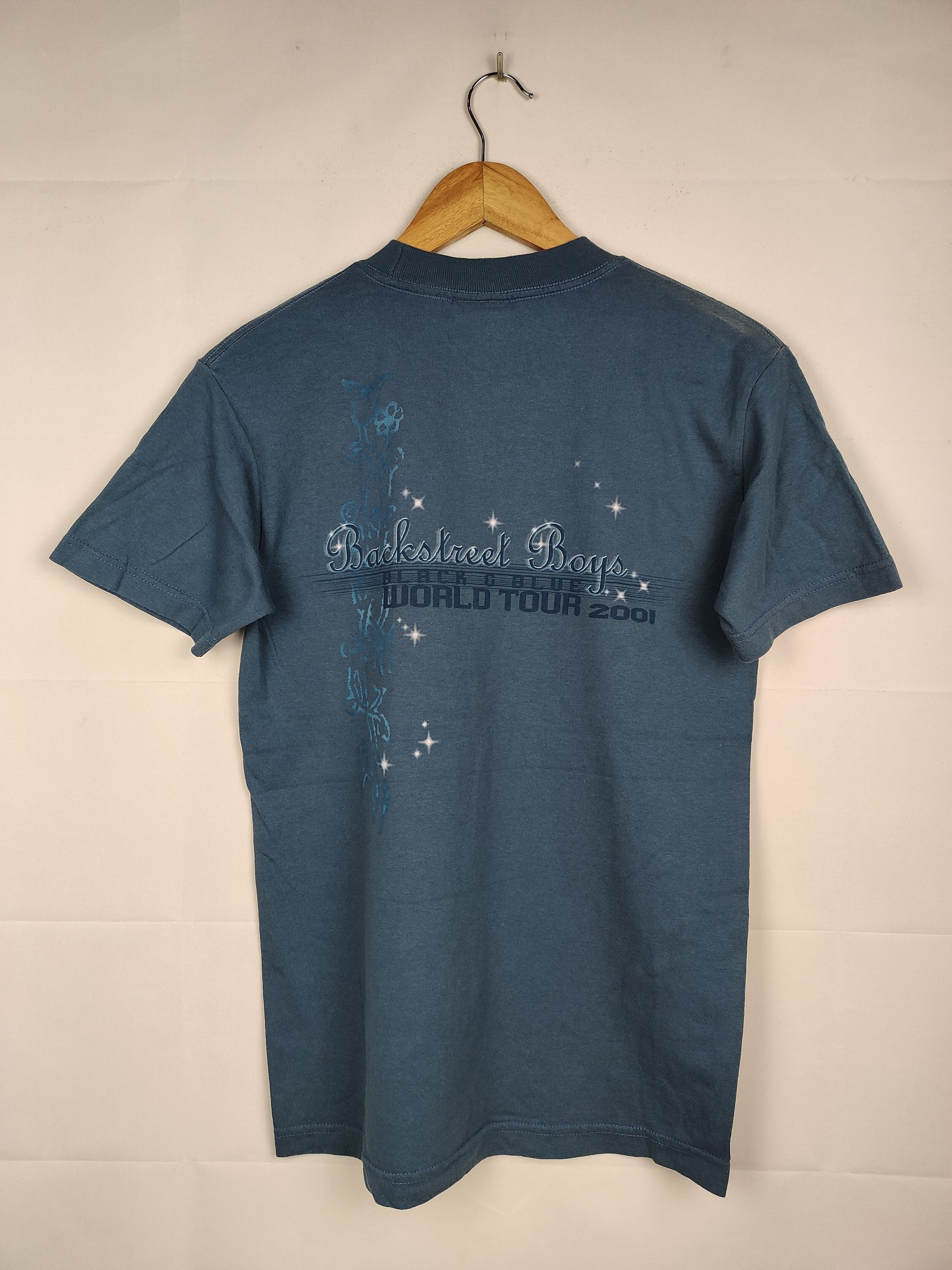 Band Tees × Giant × Vintage Vintage 90s Backstreet Boys Band Shirt Size US S / EU 44-46 / 1 - 5 Thumbnail