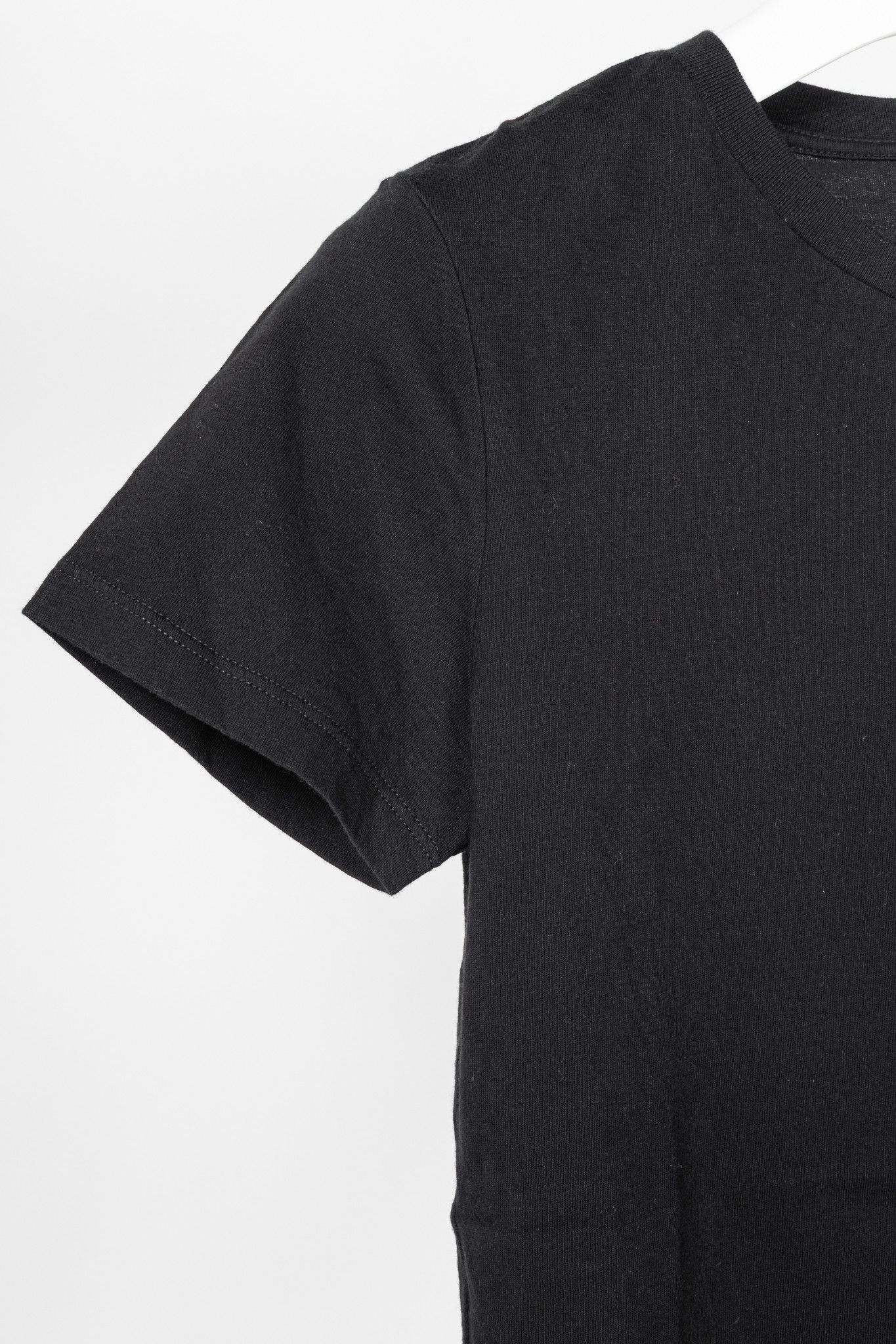 Saint Laurent Paris Saint Laurent Black Cotton-Jersey Short-Sleeve T-Shirt Size S / US 4 / IT 40 - 5 Thumbnail