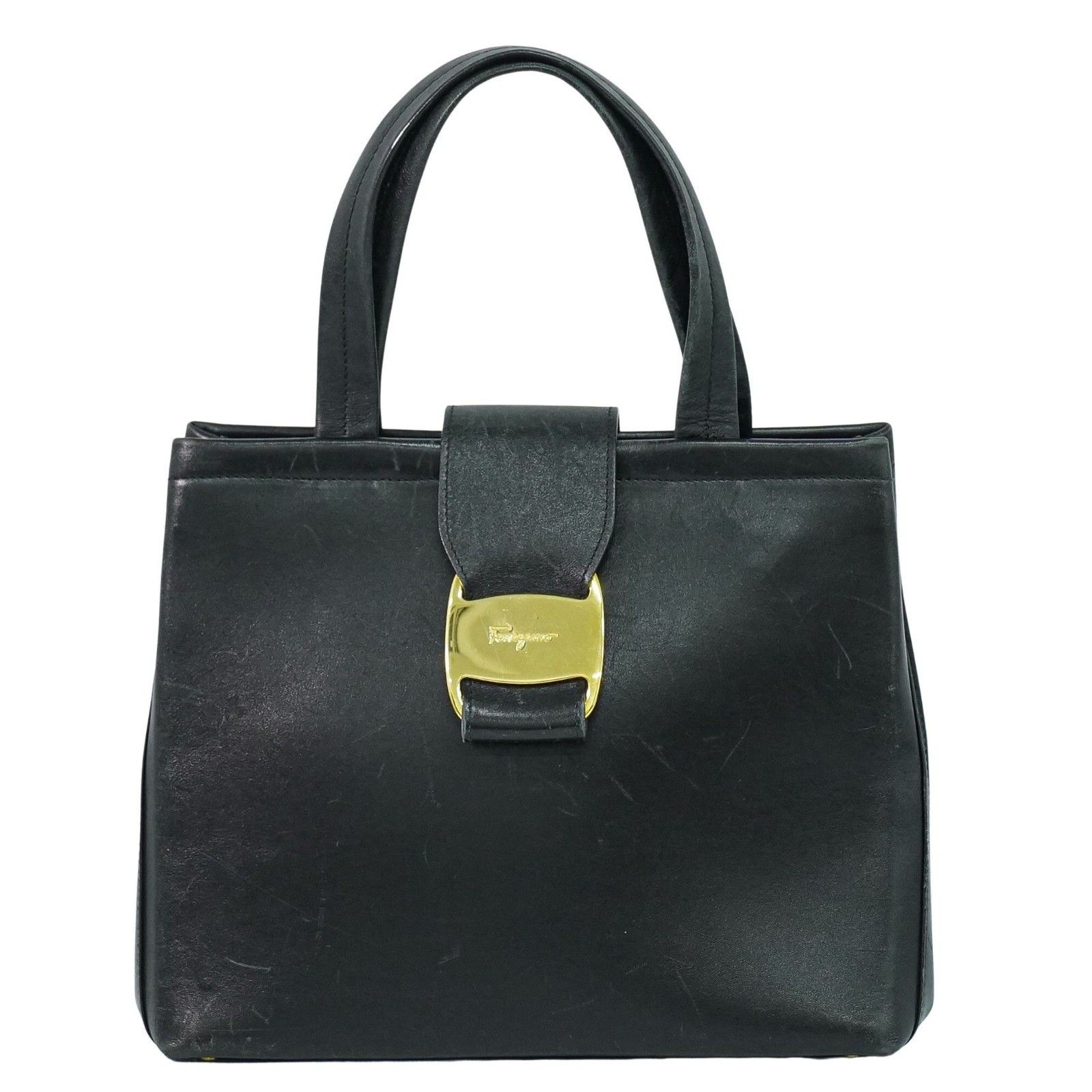 Salvatore Ferragamo Salvatore Ferragamo Vala Leather Size ONE SIZE - 1 Thumbnail