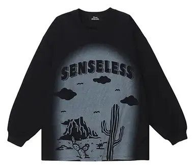 Japanese Brand × Vintage Senseless Desert Long Sleeve T-shirt Size US L / EU 52-54 / 3 - 3 Thumbnail