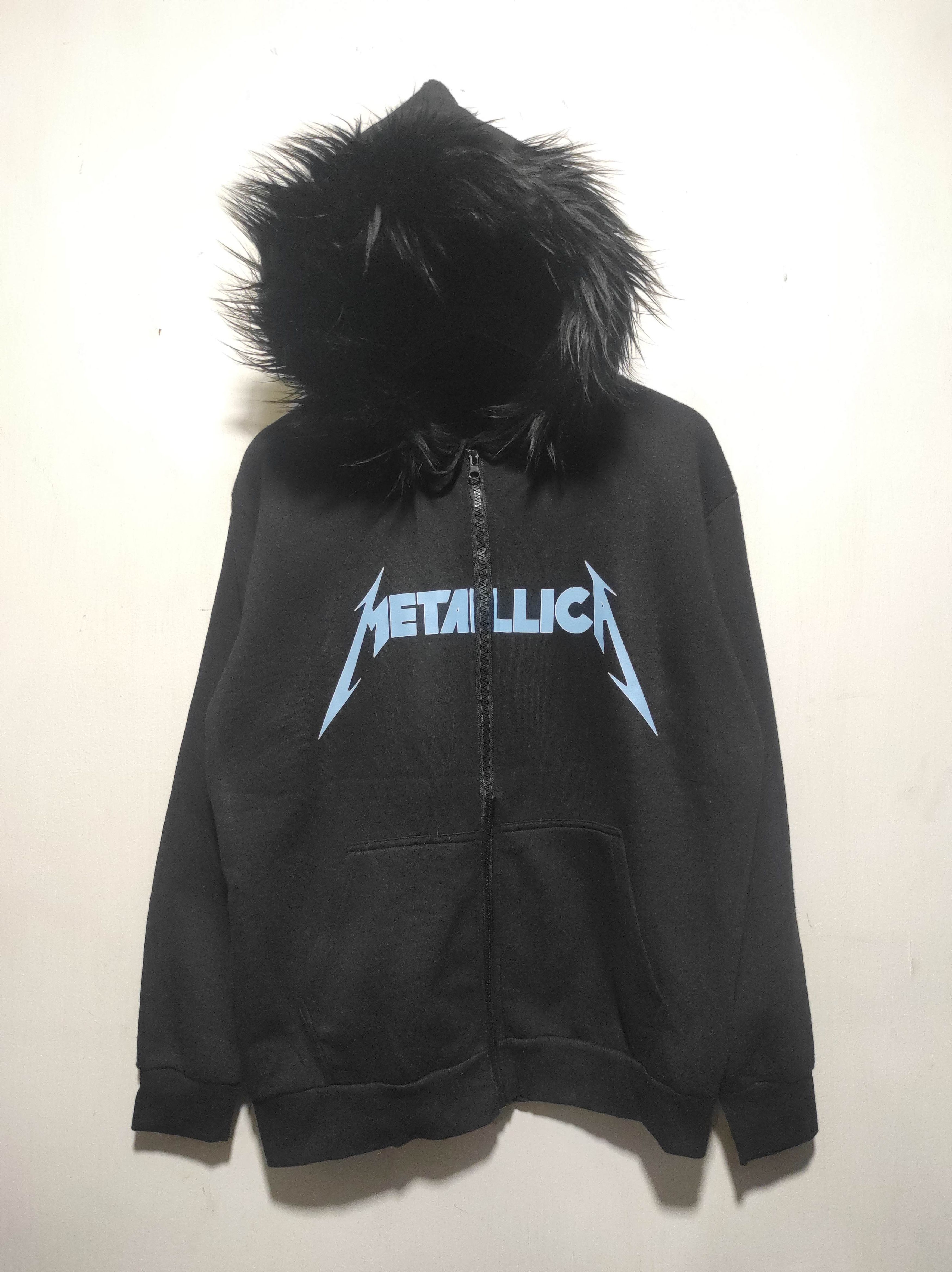 Hysteric Glamour Custom Metallica Zipper Fur Hoodie Size US L / EU 52-54 / 3 - 3 Thumbnail
