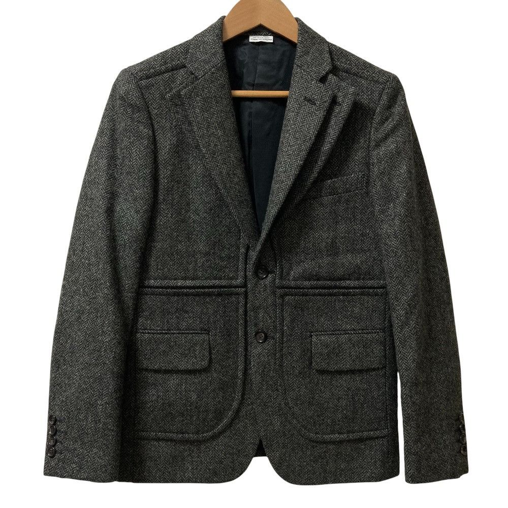 Other Comme des Garçons COMME des GARCONS HOMME DEUX Herringbone Tweed Tailored Jacket Textile Outerwear DB-J023 DUTY FREE for USA Size ONE SIZE - 1 Thumbnail