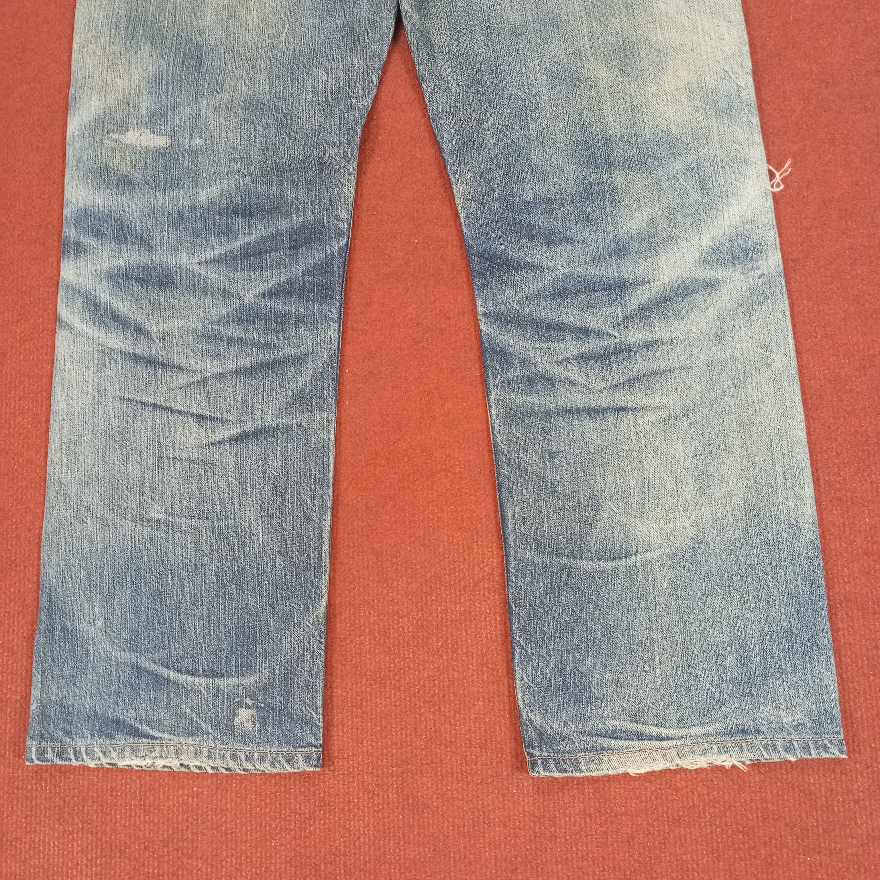 Levi's × Vintage Levis 501 Distressed Jeans Streetwear Style Size US 29 - 3 Thumbnail