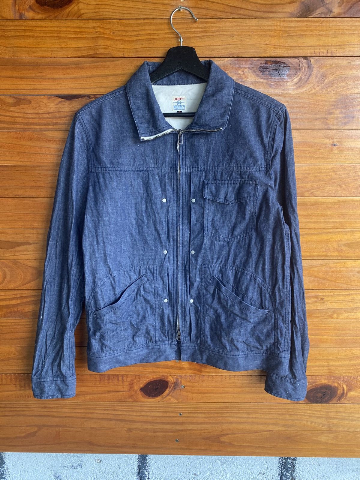 JUN MEN JunRed Vintage Workwear-Style Denim Jacket – Japanese Casual Size US S / EU 44-46 / 1 - 3 Thumbnail