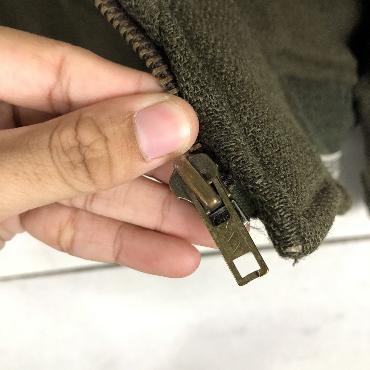 Japanese Brand 🔥VINTAGE WOOL BOMBER JACKET SCOOP SPELL OUT ISSEY MIYAKE Size US M / EU 48-50 / 2 - 18 Thumbnail
