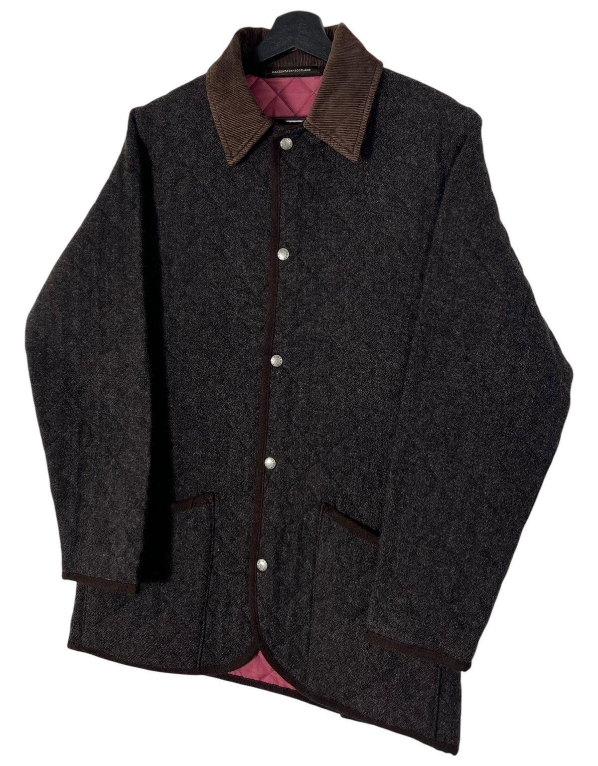 Kiko Kostadinov Vintage Mackintosh Wool Quilted Jacket Size US M / EU 48-50 / 2 - 6 Thumbnail