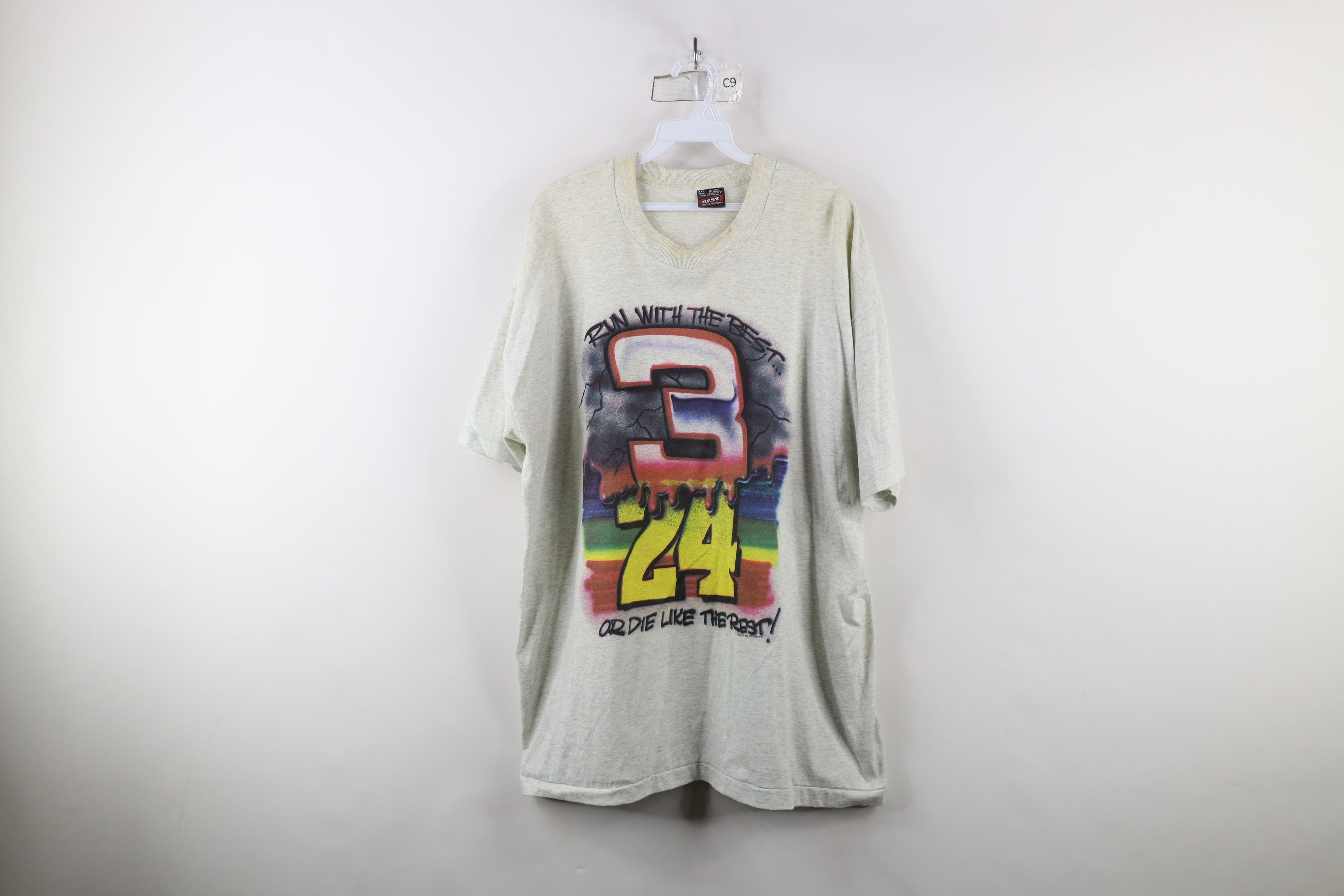Vintage Vintage 90s NASCAR Best Dale Earnhardt Racing T-Shirt USA Size US XXL / EU 58 / 5 - 1 Thumbnail