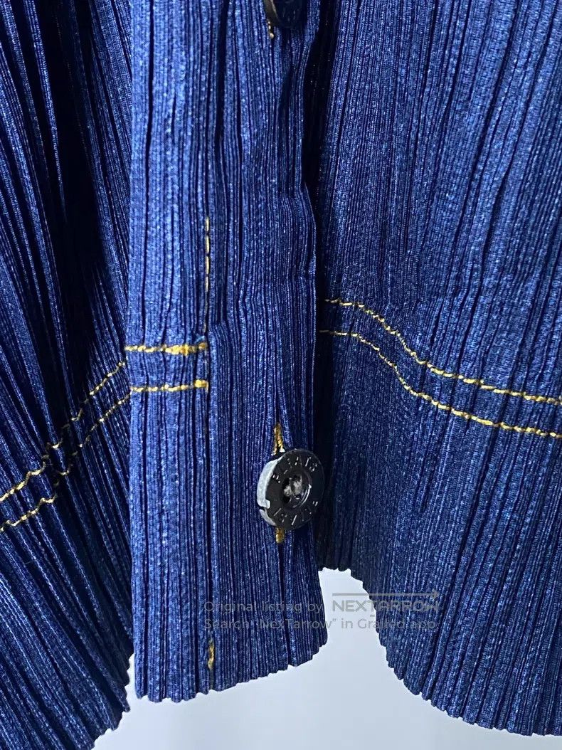 Issey Miyake Issey Miyake Blue Coat Size L / US 10 / IT 46 - 5 Thumbnail