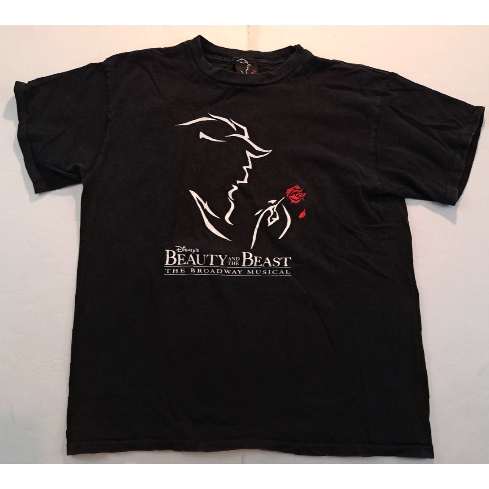 Disney VINTAGE Disney Beauty and the Beast Broadway Musical T-Shirt USA Single Stitch Large Size US L / EU 52-54 / 3 - 2 Thumbnail