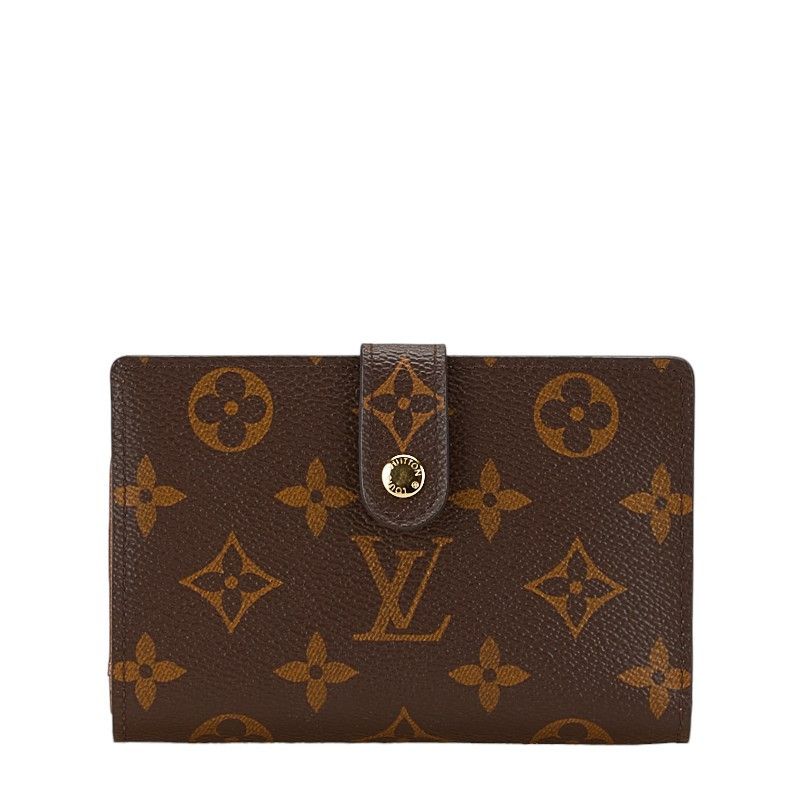 Louis Vuitton Louis Vuitton Louis Vuitton Monogram Viennois Bifold Wallet M61663 Canvas Short Wallet M61663 in Very Good Condition Size ONE SIZE - 1 Thumbnail