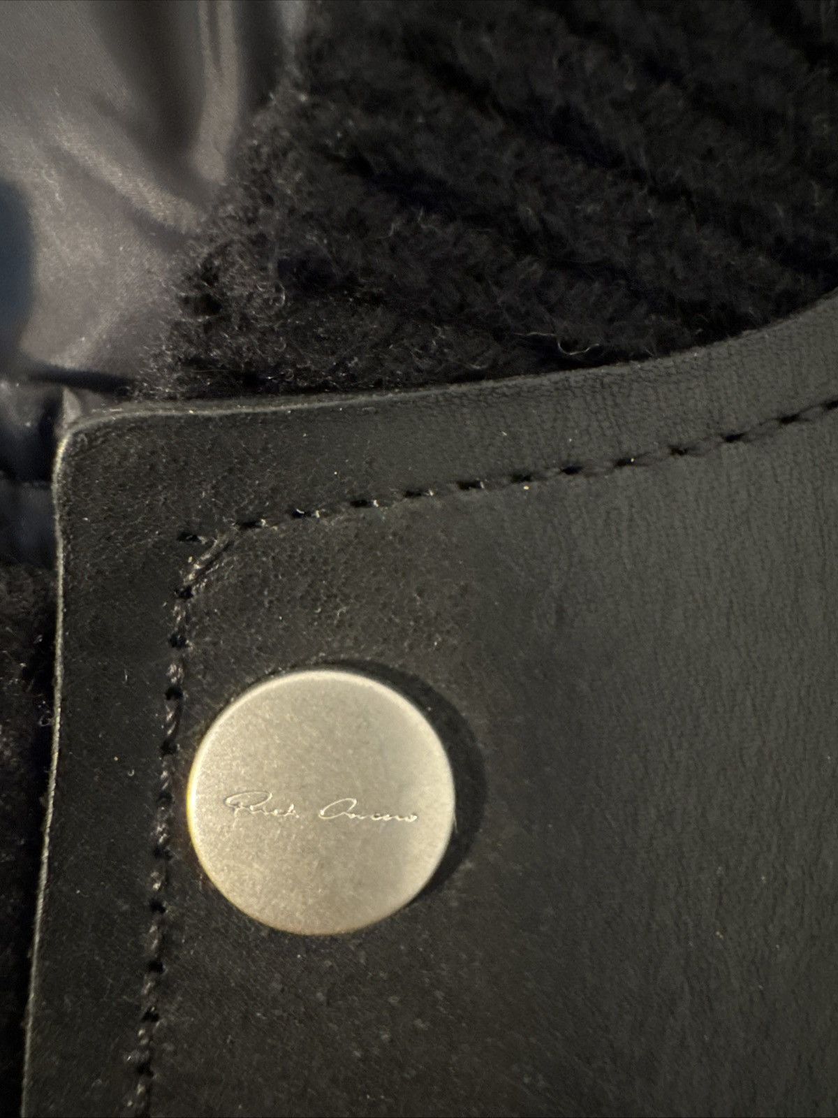 Rick Owens Rick Owens Down Vest Luxury Leather shoulders. Size US M / EU 48-50 / 2 - 3 Thumbnail