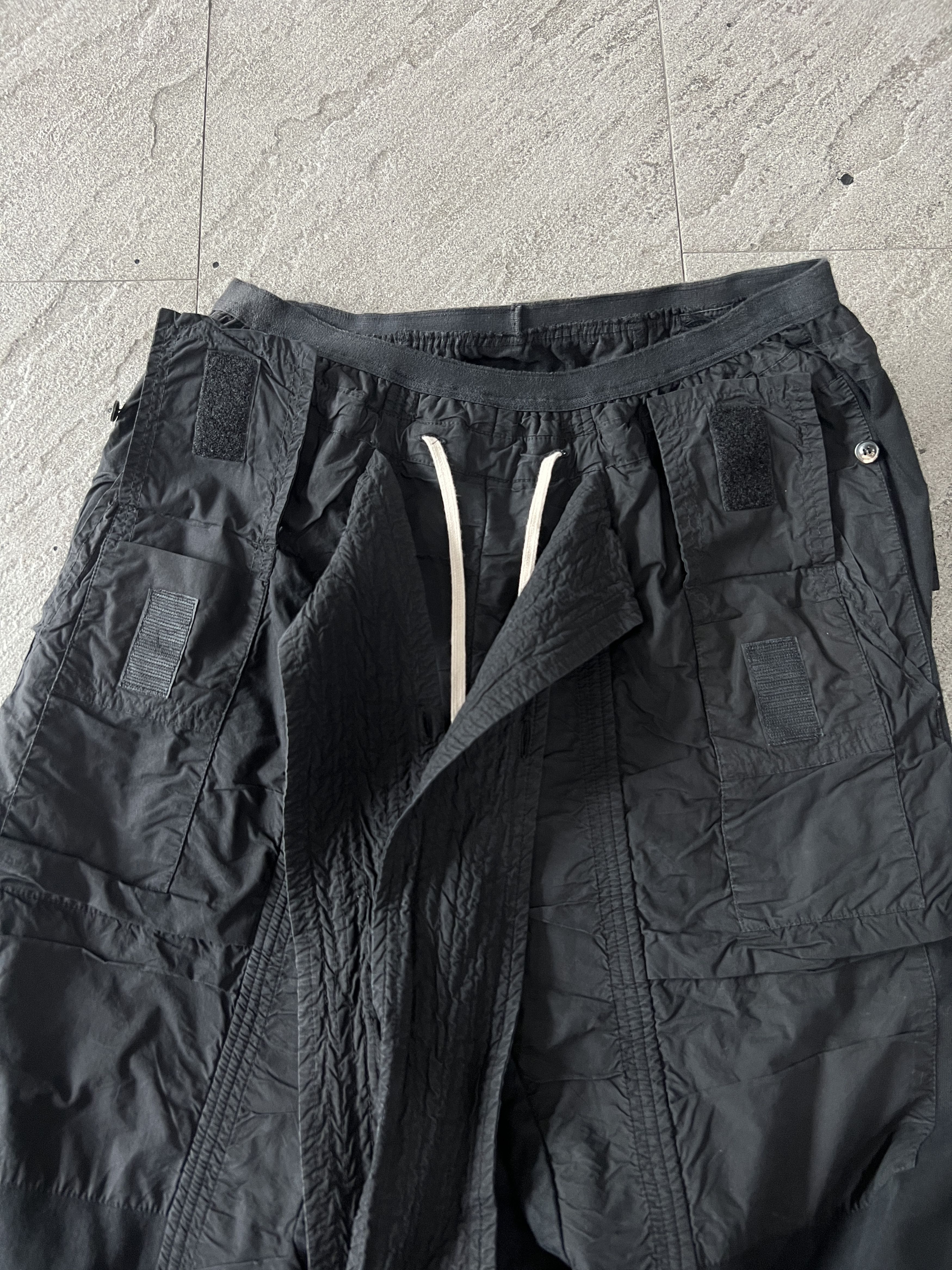Rick Owens Drkshdw Rick Owens DRKSHDW Creatch Cargo Pants Black Size US 28 / EU 44 - 4 Thumbnail