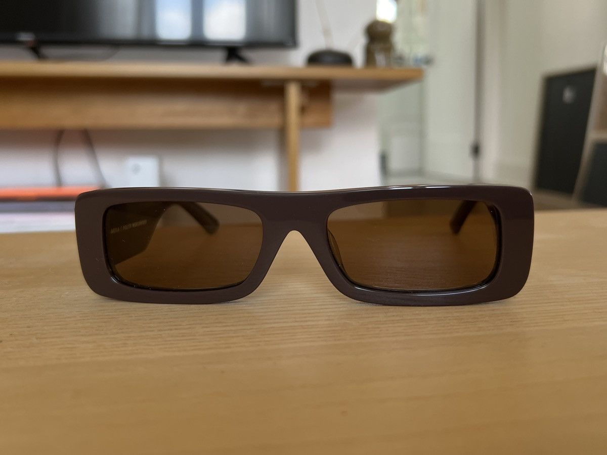 image of Akila Terra Rectangular Sunglasses in Brown, Men's
