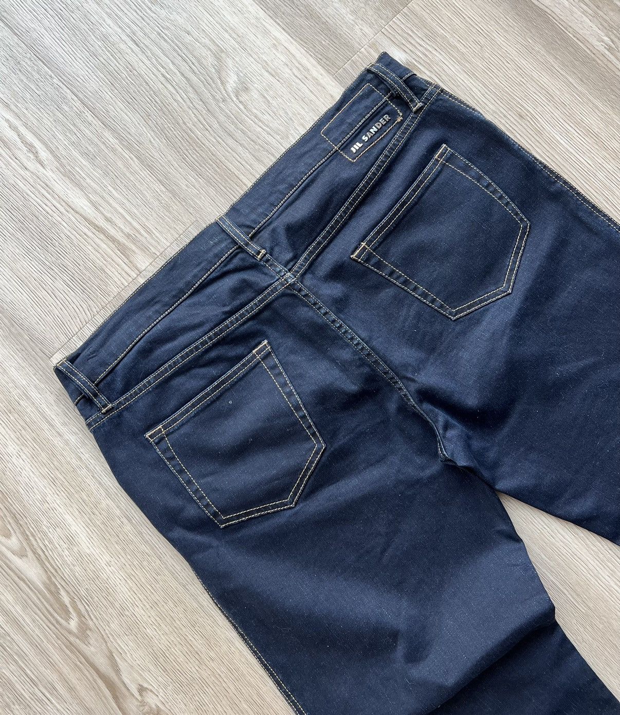 Jil Sander × Vintage Vintage Jil Sander Dark Blue Jeans Denim Pants Size US 32 / EU 48 - 12 Thumbnail
