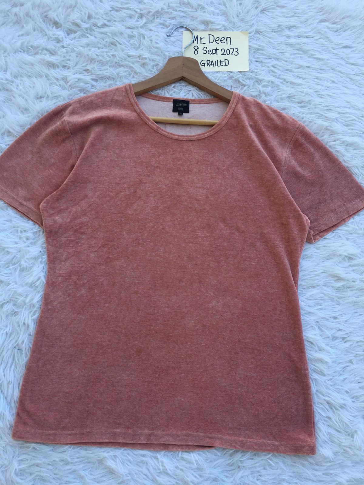 Jean Paul Gaultier Rare Vintage Jean Paul Gaultier Homme Velvet Tshirt Size US M / EU 48-50 / 2 - 4 Thumbnail