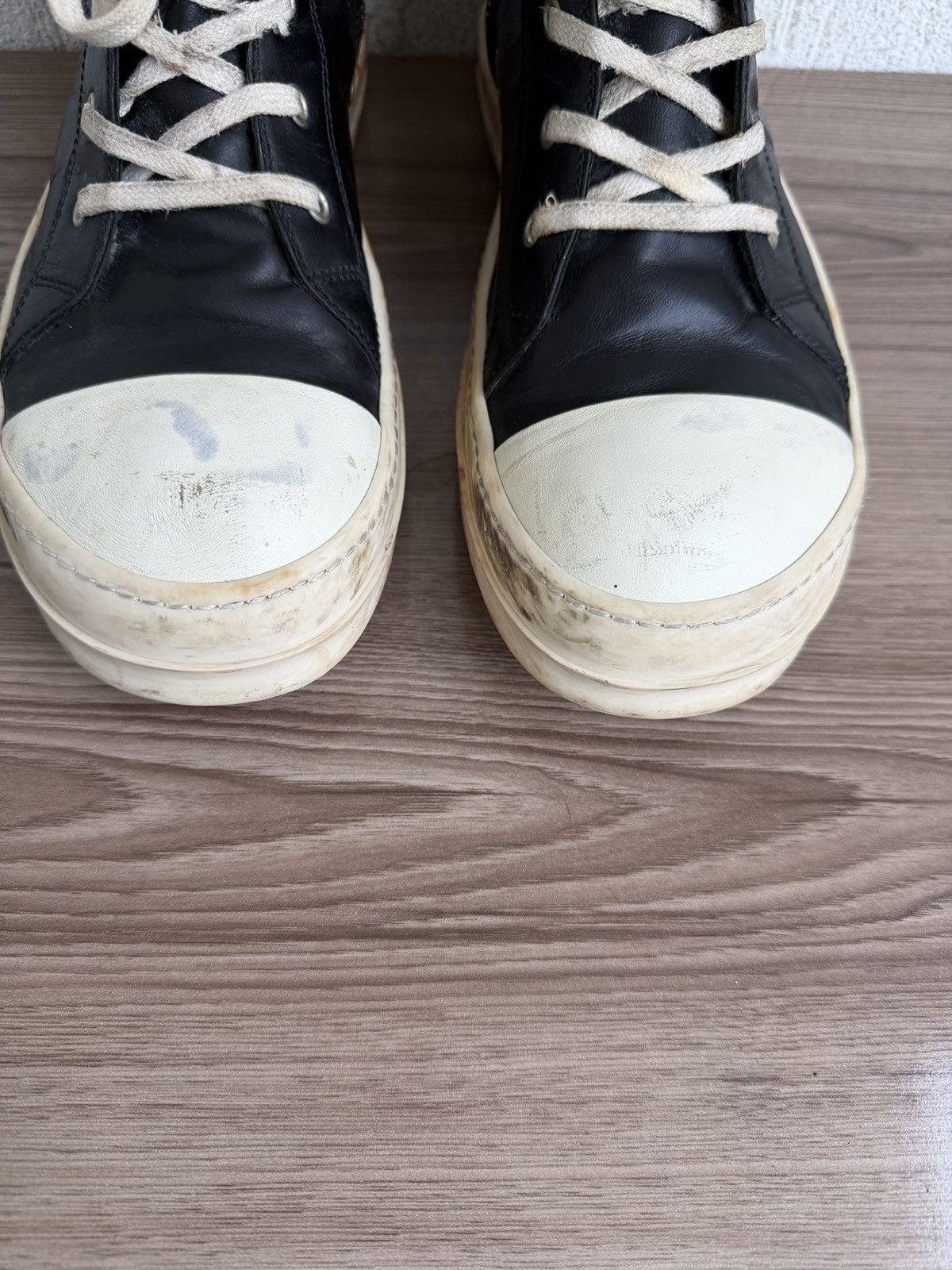 Rick Owens 🔥Rare w16 mainline ramones Size US 10.5 / EU 43-44 - 7 Thumbnail