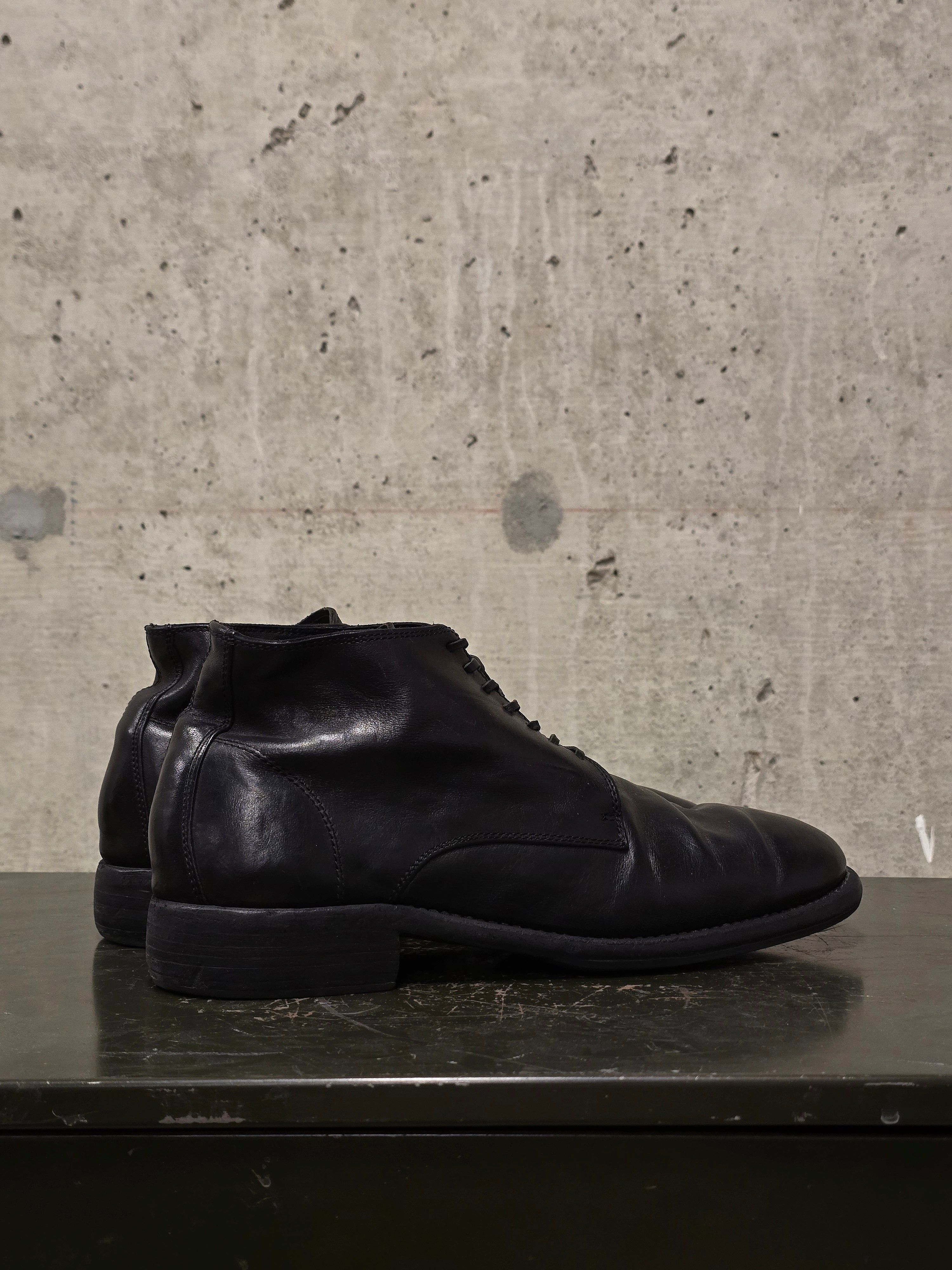 Guidi Guidi 994 Black Horse Leather Desert Boots Size US 10 / EU 43 - 5 Thumbnail