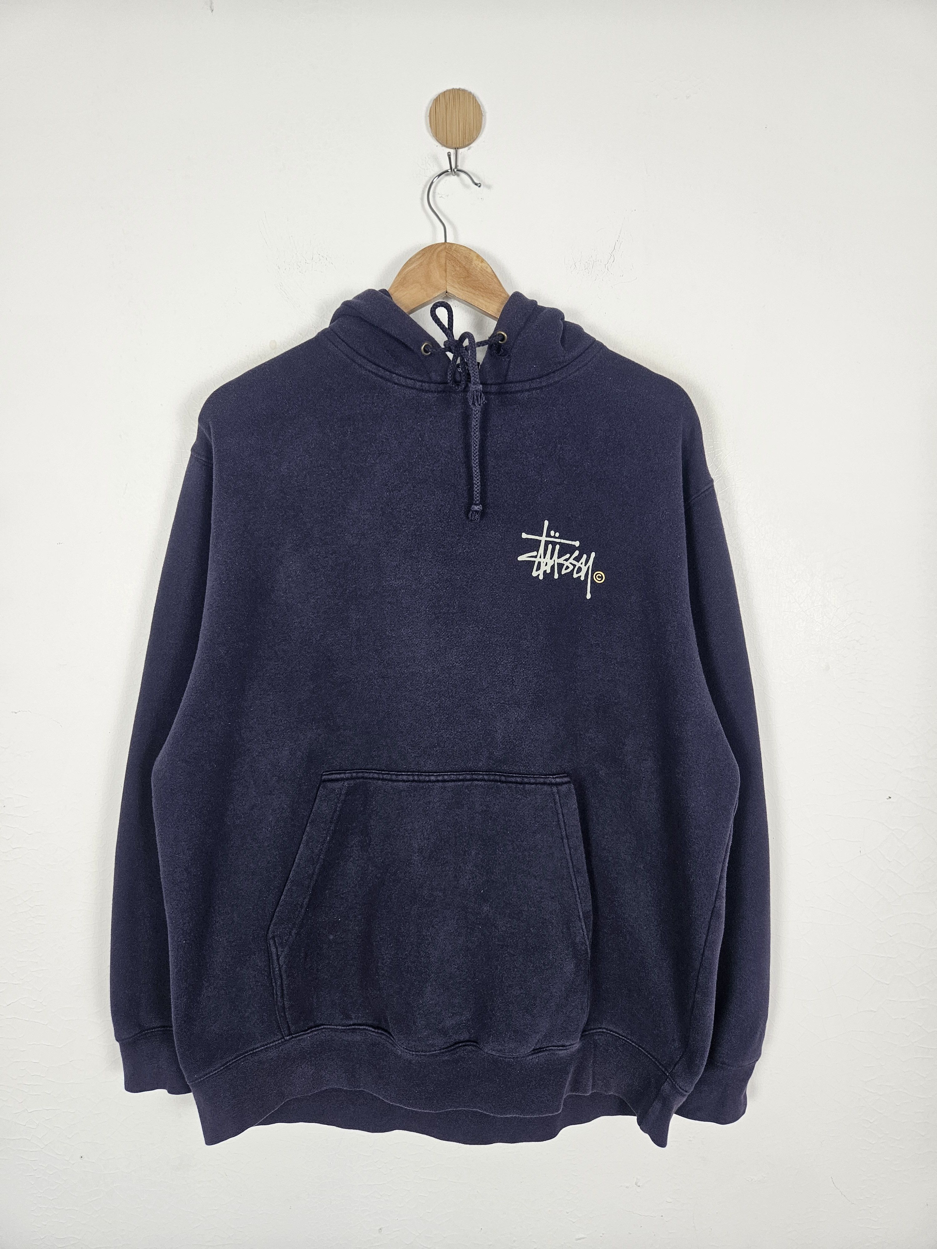 Stussy Vintage Stussy Signature Spellout Hoodie Sweater Size US M / EU 48-50 / 2 - 2 Thumbnail