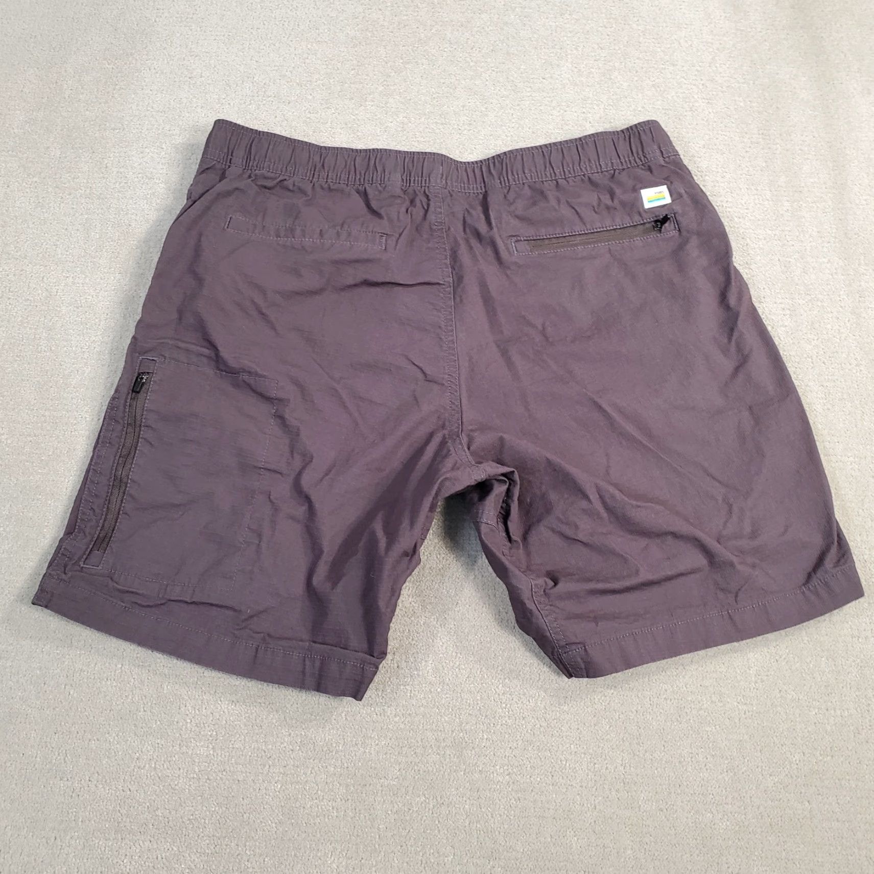 Vuori Vuori Ripstop Shorts Mens Large Gray Performance Stretch Drawstring Logo V370 Size US 33 - 7 Thumbnail