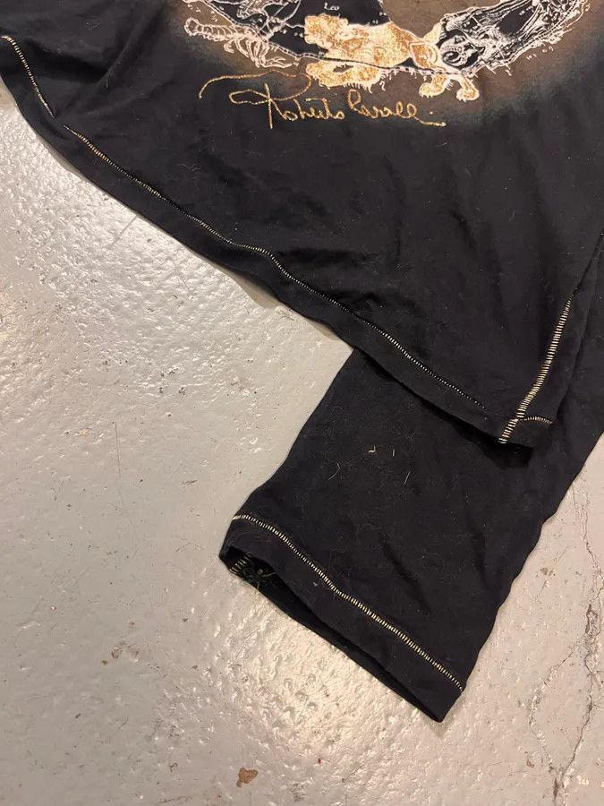 Roberto Cavalli 2000s Roberto Cavalli Astrology Black Longsleeves Size M / US 6-8 / IT 42-44 - 6 Thumbnail