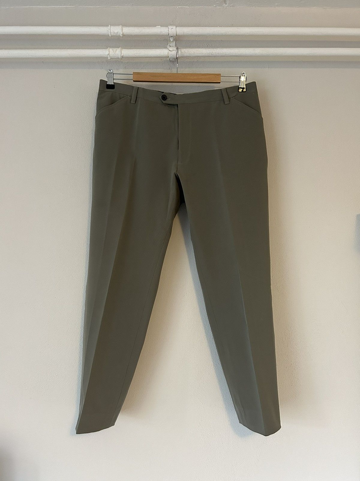 image of Prada Nylon Pants in Grey, Men's (Size 36)