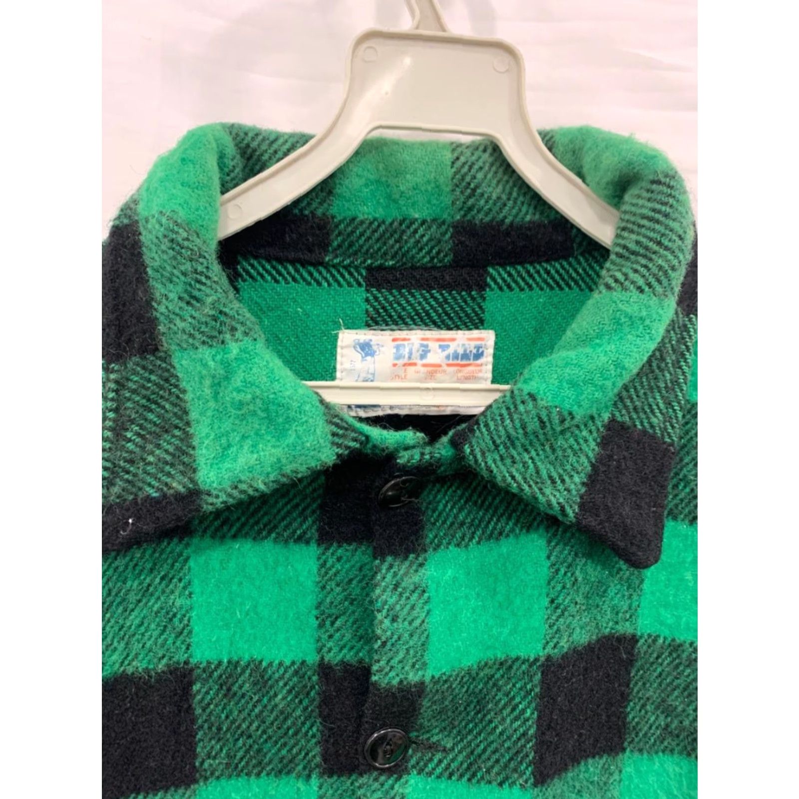 Vintage VINTAGE Big Bill Jacket Mens Wool Buffalo Plaid Green Black Canada L Size US L / EU 52-54 / 3 - 4 Thumbnail