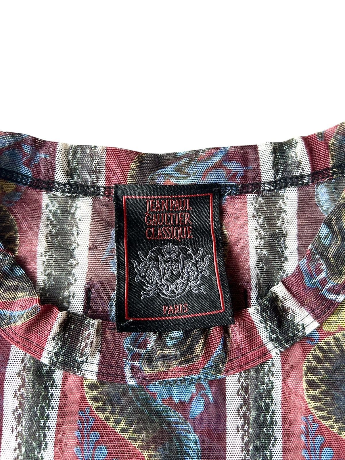 Jean Paul Gaultier 90s Snake Mesh Top Size M / US 6-8 / IT 42-44 - 3 Thumbnail