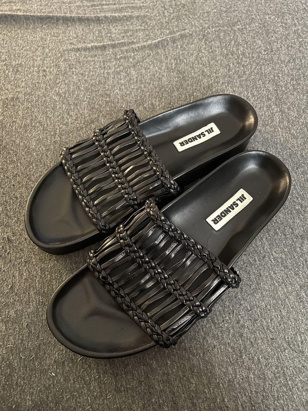 Jil Sander Jil Sander Leather Sandals Size US 10 / IT 40 - 1 Thumbnail