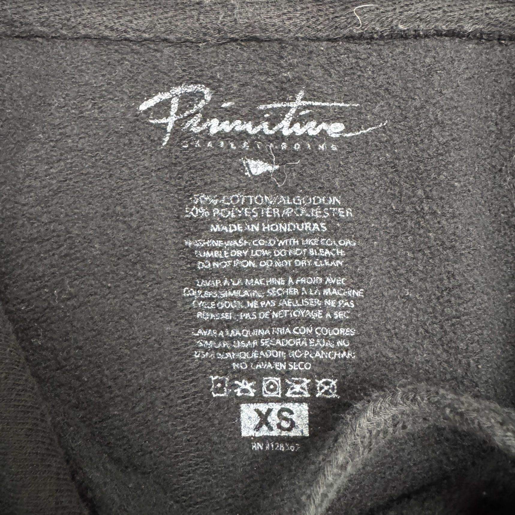 Primitive Primitive Skateboarding Hoodie Mens XS Black Graphic Rose Metallic Sweatshirt Size US XS / EU 42 / 0 - 7 Thumbnail