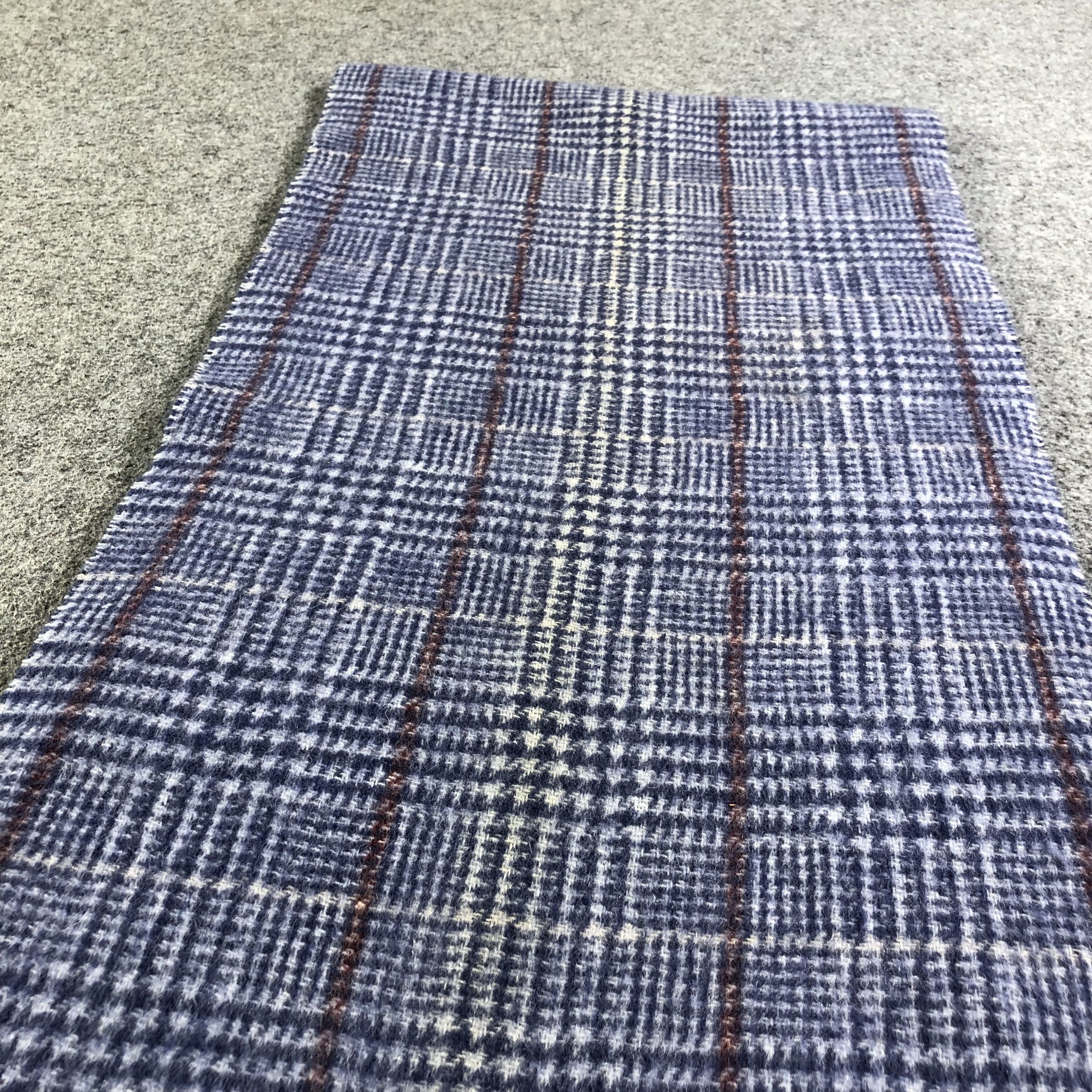 Paul Stuart Paul Stuart Gingham Wool Scarf Muffler V1277 Size ONE SIZE - 6 Thumbnail