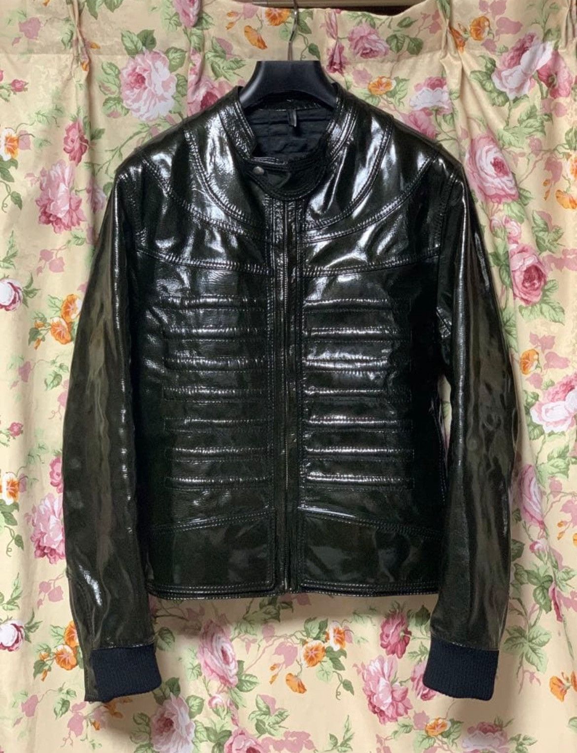 ジャケット・アウター DIORHOMME PATENTLEATHER NAPOLEON JACKET Dior