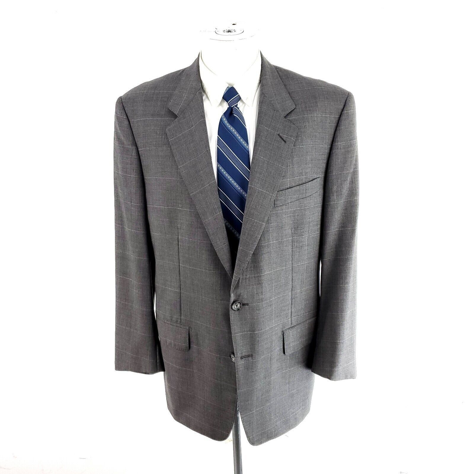 Corneliani Corneliani Linea Sartoria Barneys Wool 2 Button Blazer 40R G Size 40R - 3 Thumbnail