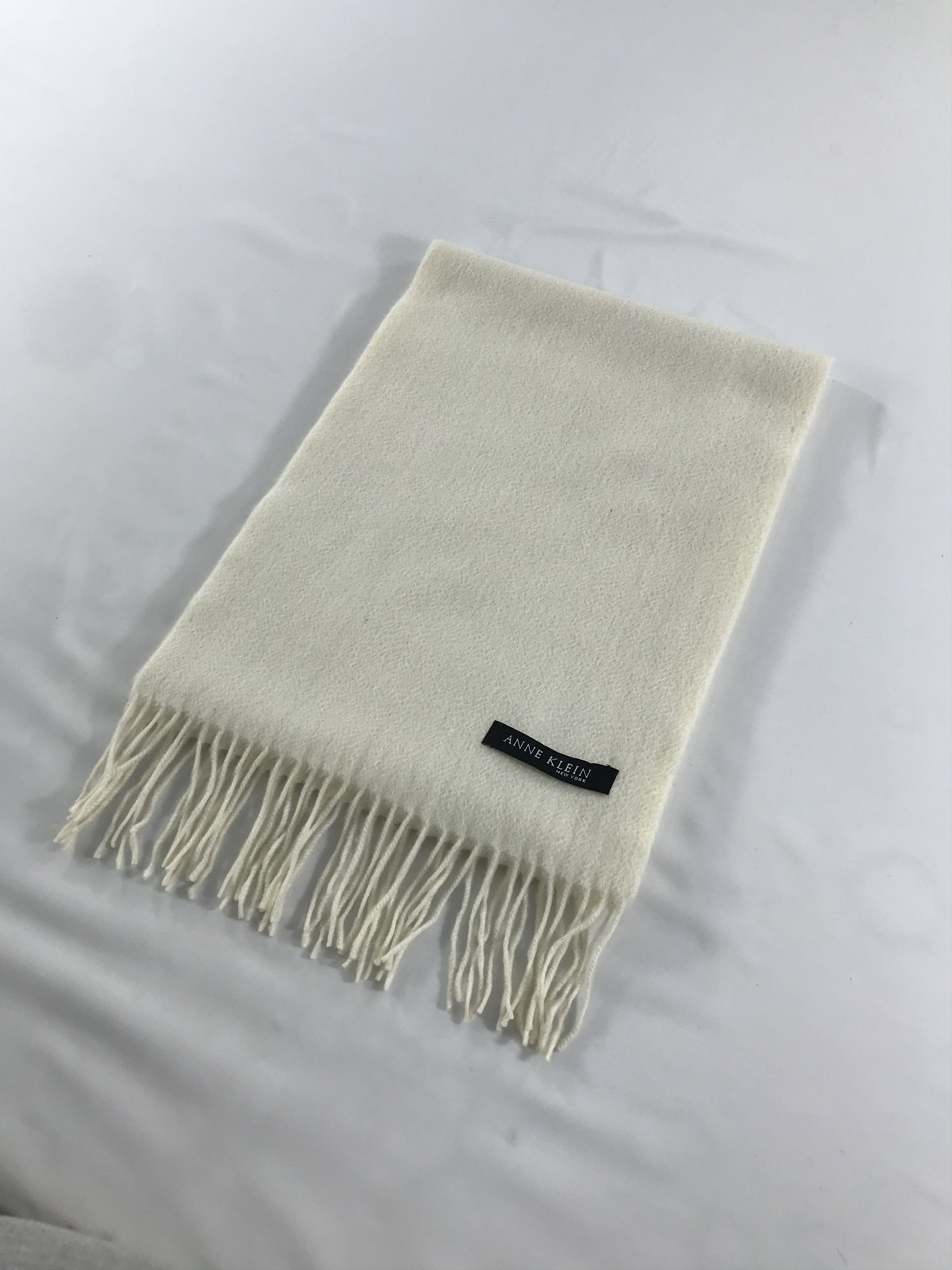Vintage Anne Klein Wool Scarf Muffler V97 Size ONE SIZE - 3 Thumbnail