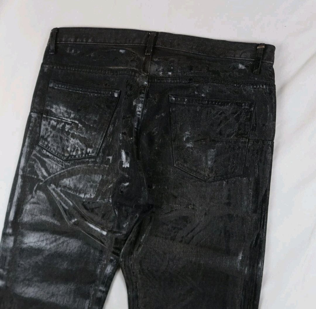 Dior Dior Luster Waxed Denim AW03 Size US 29 - 2 Thumbnail