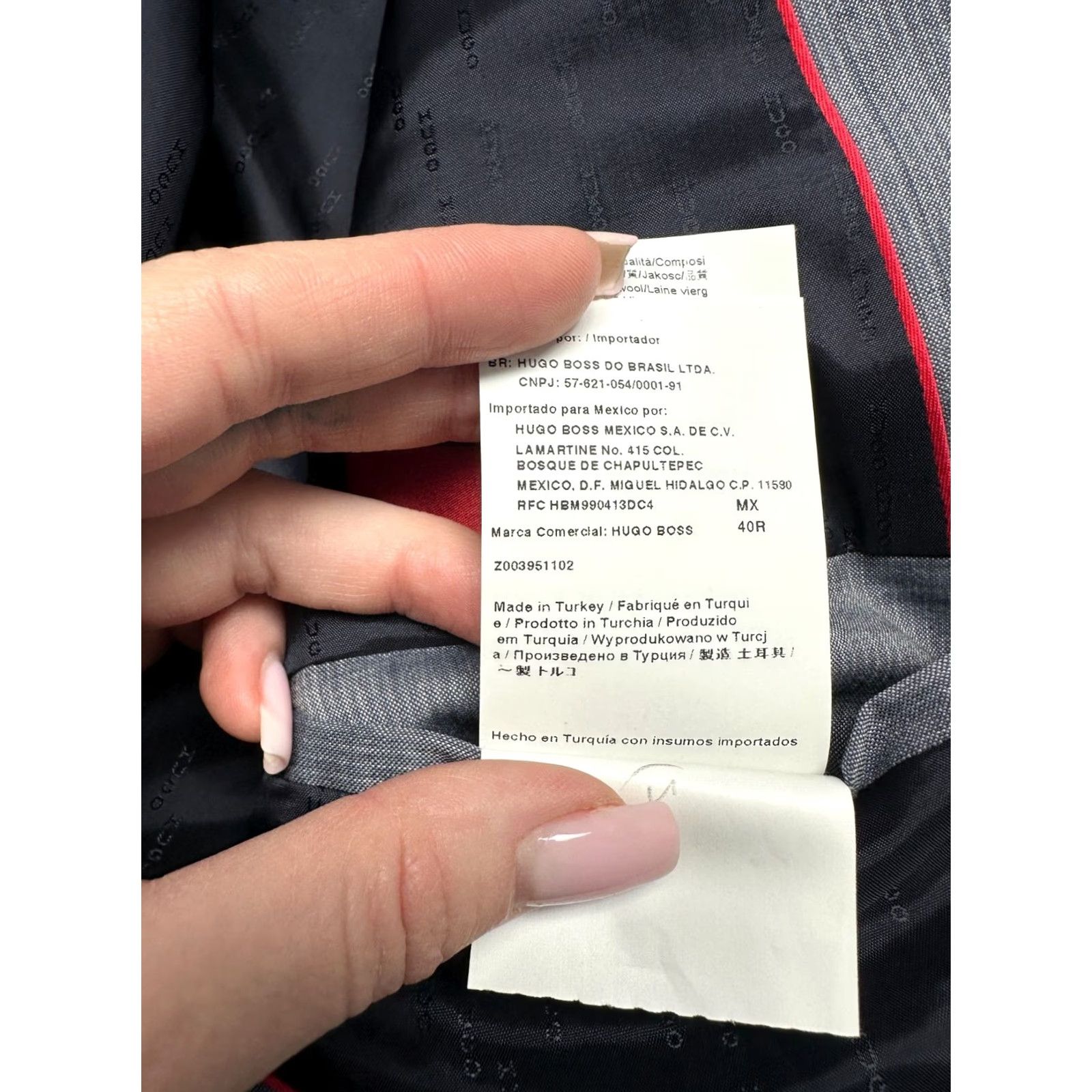 Hugo Boss HUGO BOSS Suit Mens Wool 2 Button Blazer + Pants Size 50 Gray 2 Piece Vintage: No (N/A) Size 50R - 7 Thumbnail