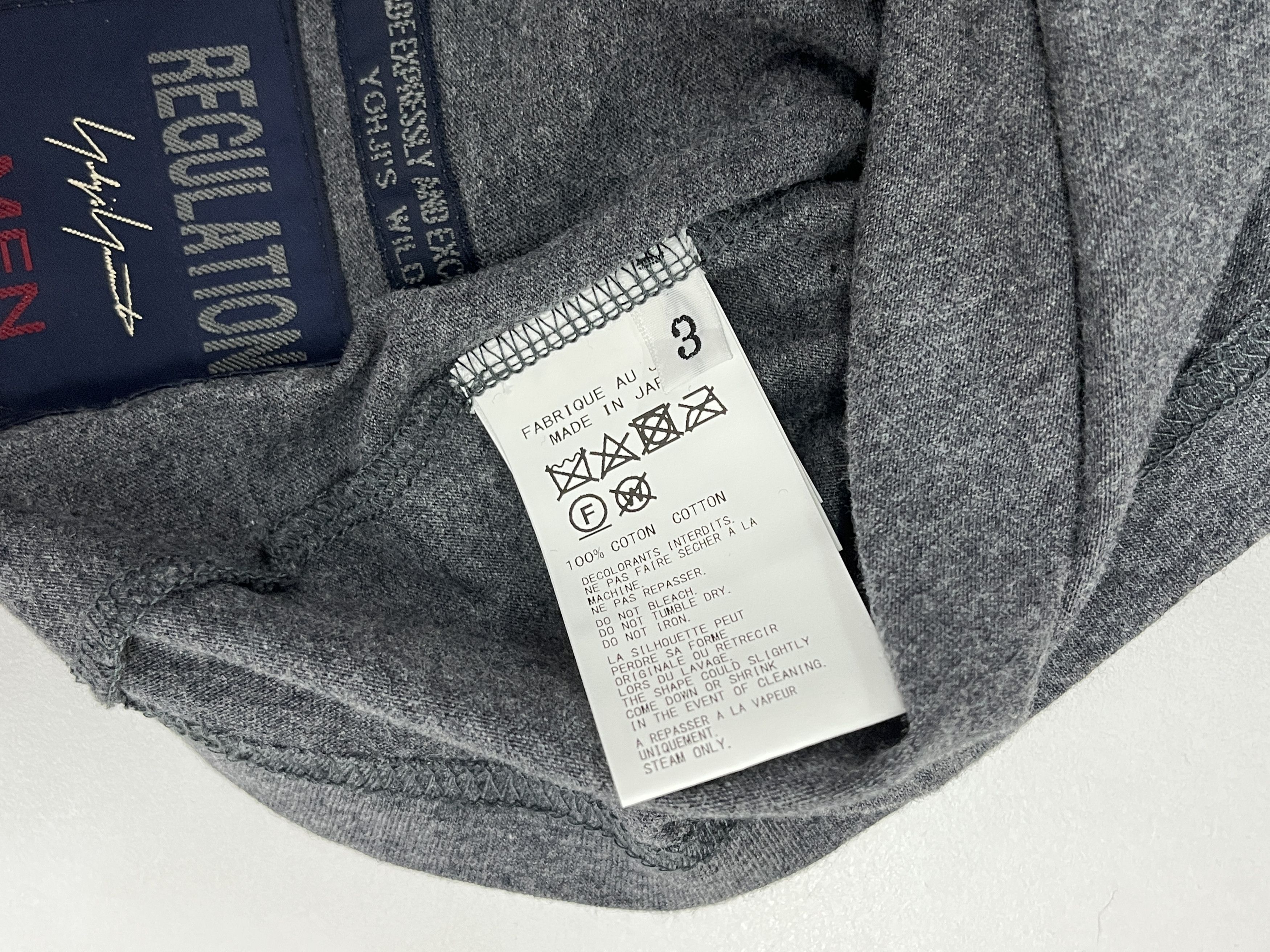 Yohji Yamamoto Regulation Yohji Yamamoto Combed Single Jersey Size US L / EU 52-54 / 3 - 5 Thumbnail