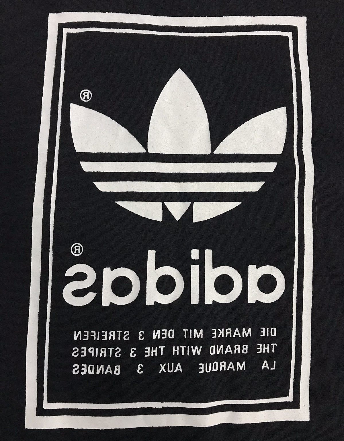 Adidas × Vintage Vintage Adidas Big Logo Shirt Size US L / EU 52-54 / 3 - 4 Thumbnail