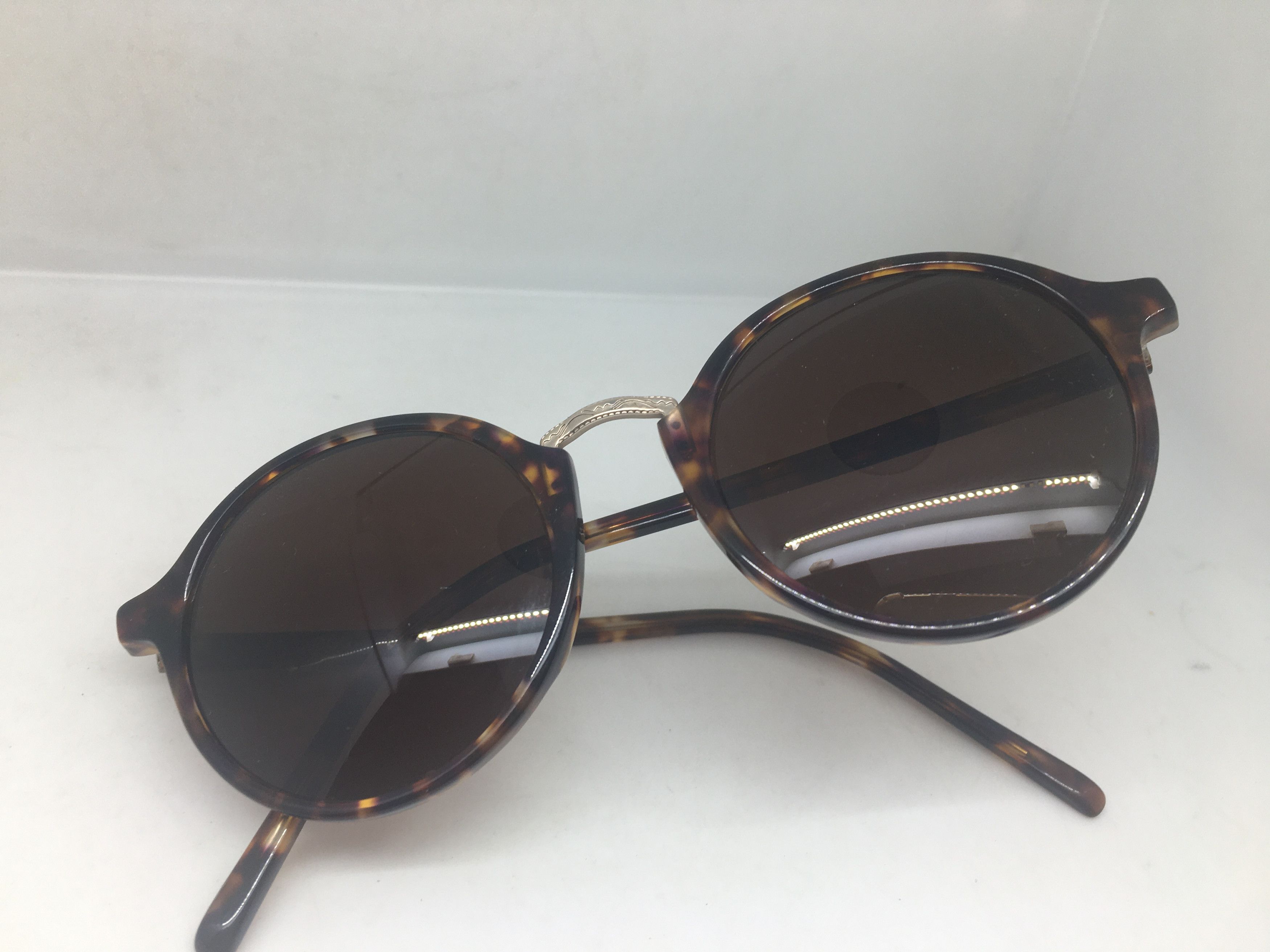 Vintage Handmade EGG Round Sunglasses Frame IVY LEAGUE Size ONE SIZE - 7 Thumbnail