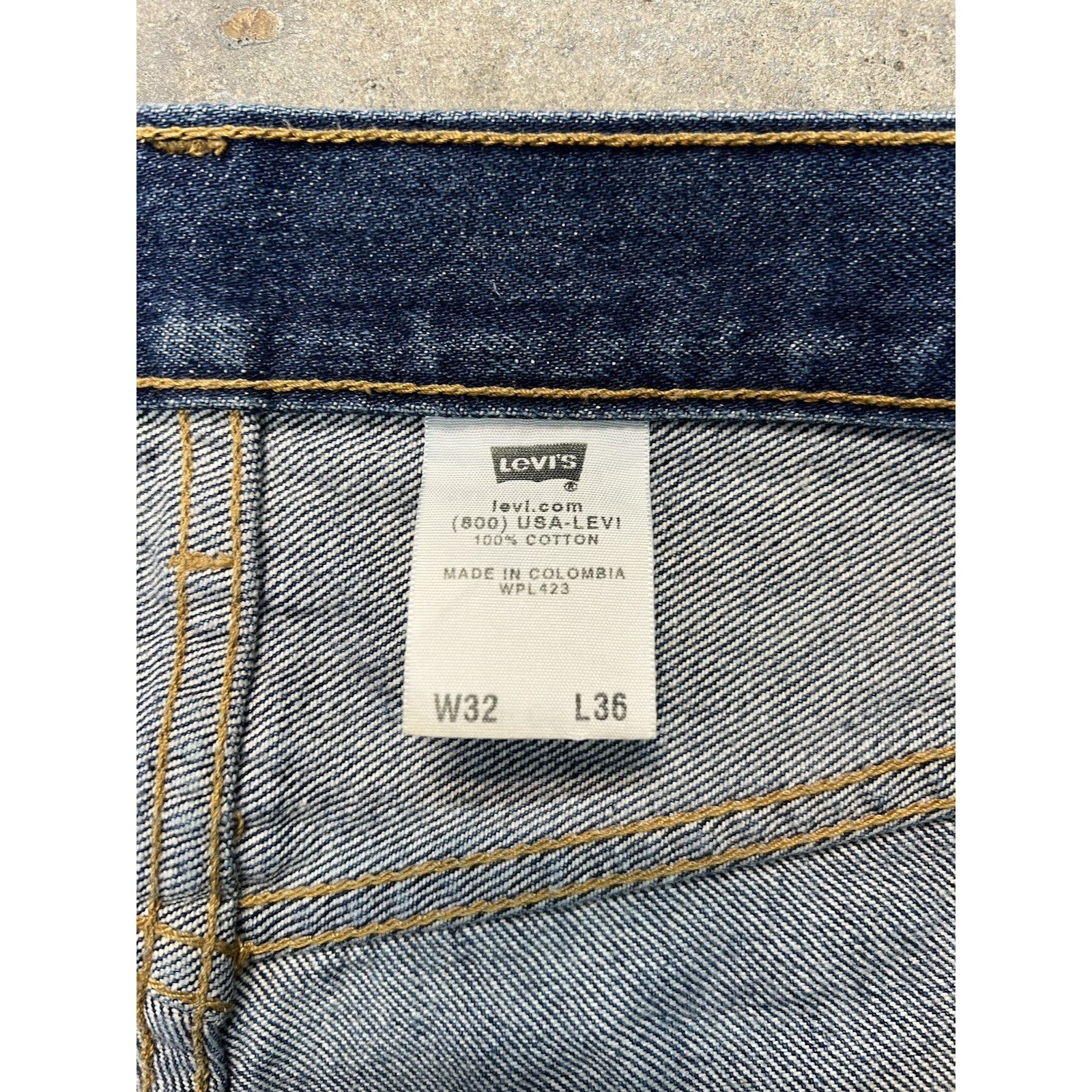 Levi's Levis 501 XX Vintage 2003 Jeans Dark Wash Fade Men’s 31x32.5 Size US 31 - 5 Thumbnail