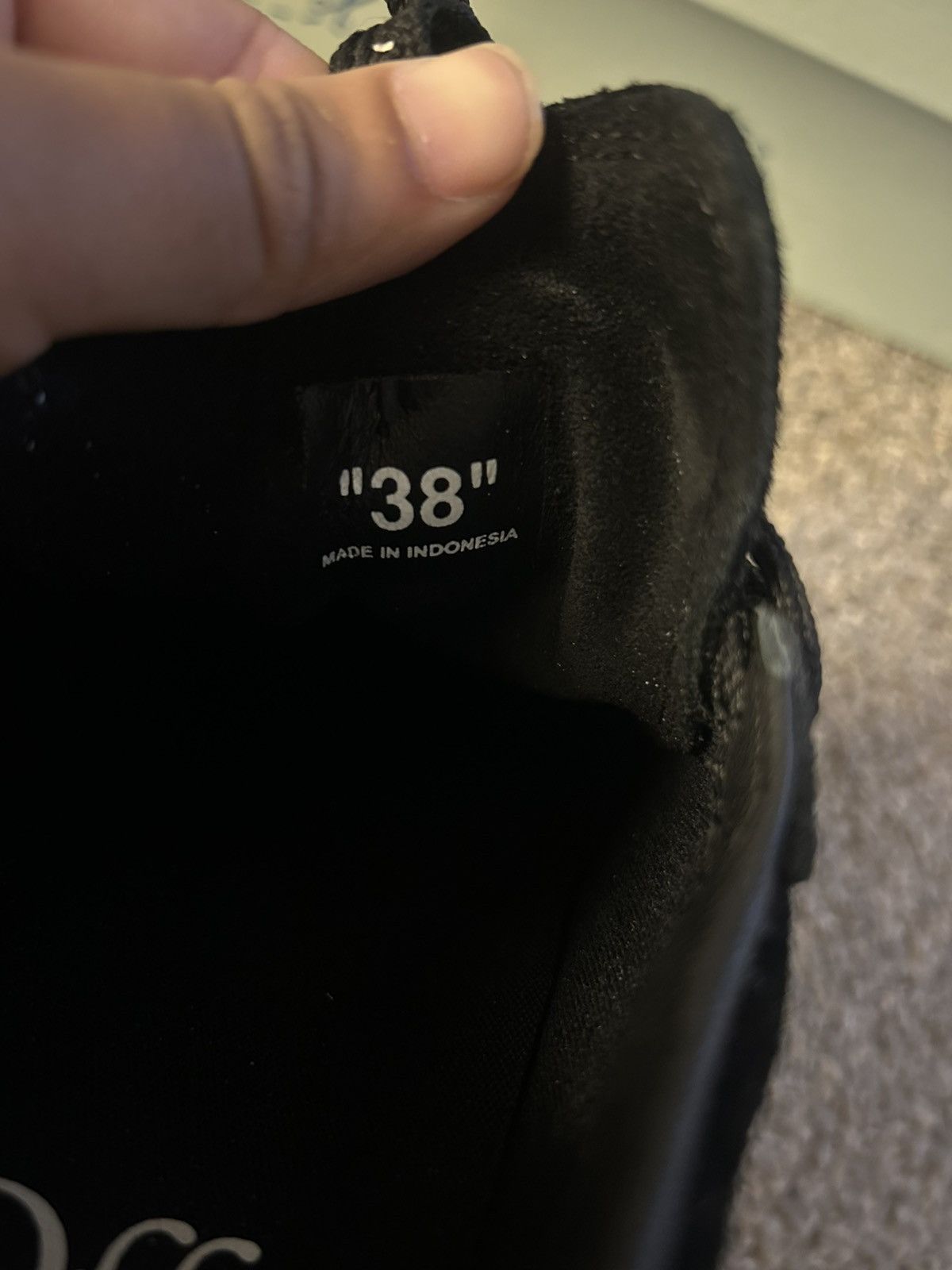 Off-White New Arrow Low Vulcanized Black White Off-White Size US 5.5 / EU 38 - 5 Thumbnail