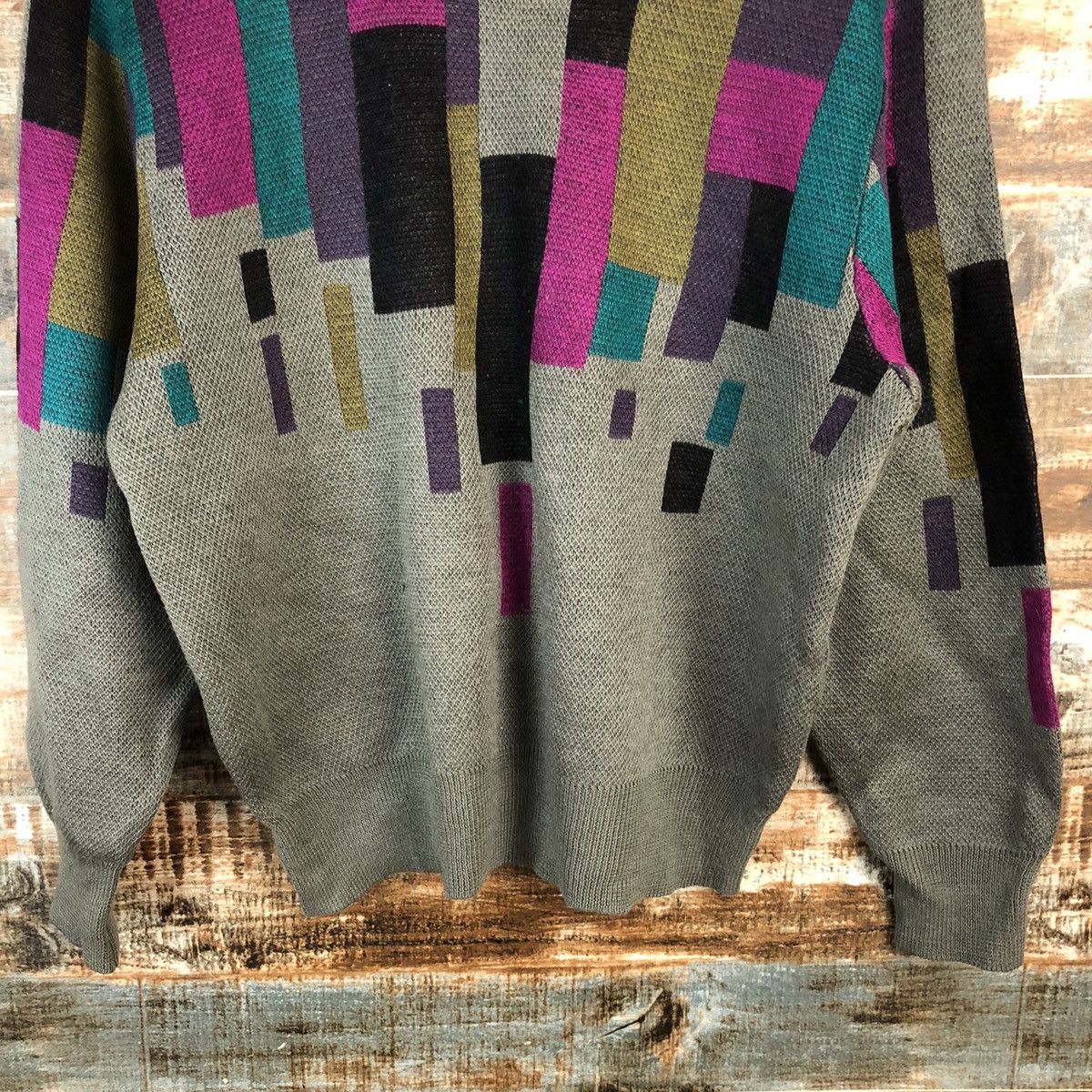 Japanese Brand DL Bel Shepree vintage art Gray Knitwear sweatshirt #C473 Size M / US 6-8 / IT 42-44 - 6 Thumbnail