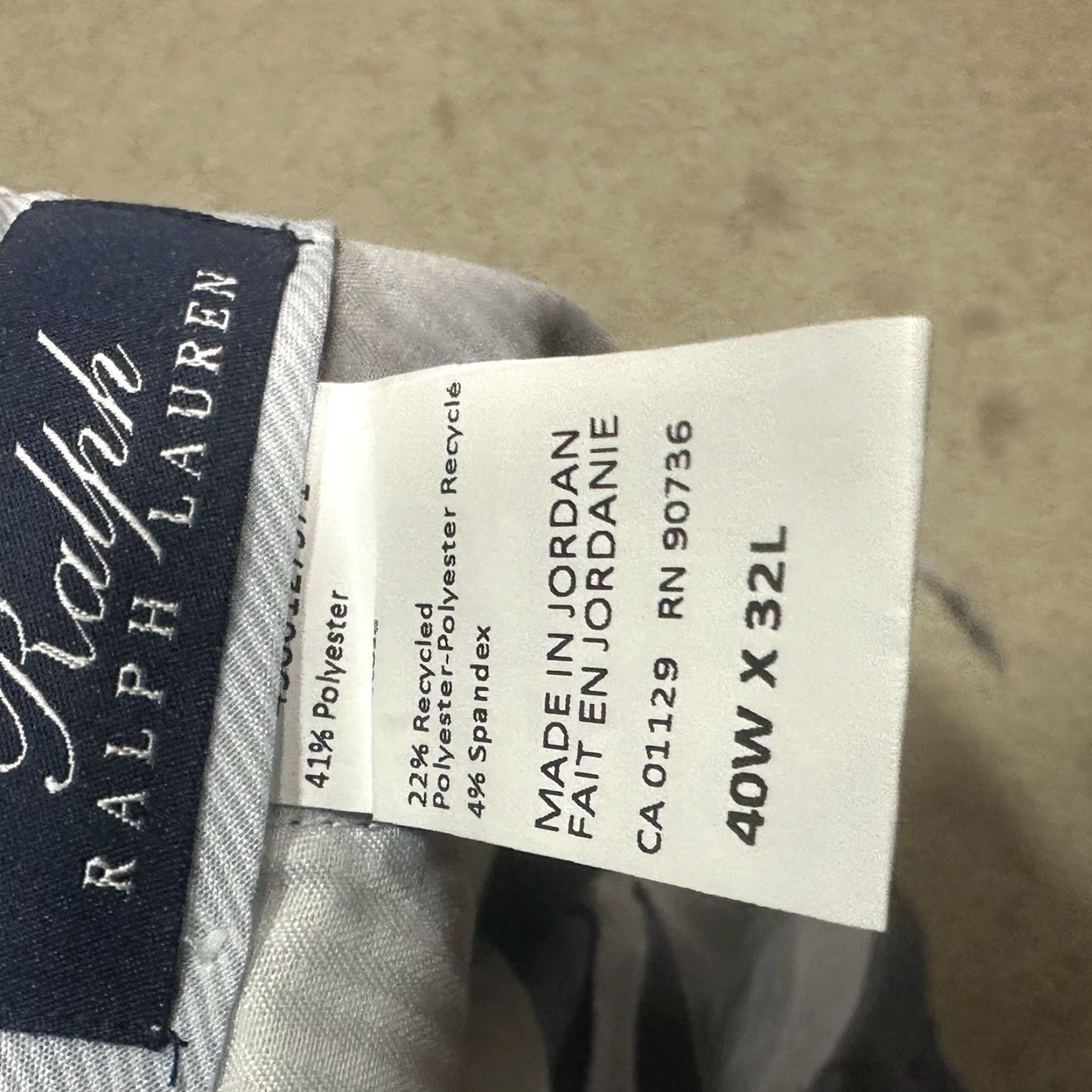Polo Ralph Lauren Polo Ralph Lauren Pants Mens 40x30 Blue Pleated Dress Size US L / EU 52-54 / 3 - 5 Thumbnail