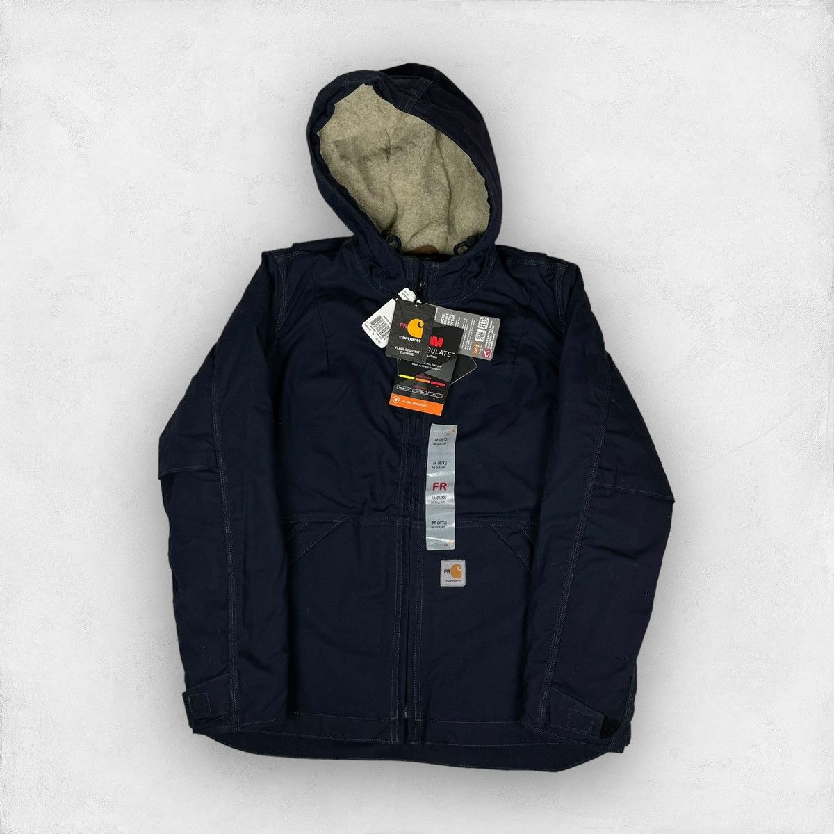image of Carhartt Fr Women Navy Full Swing Quick Duck Jacket M (8-10) (Size Medium)