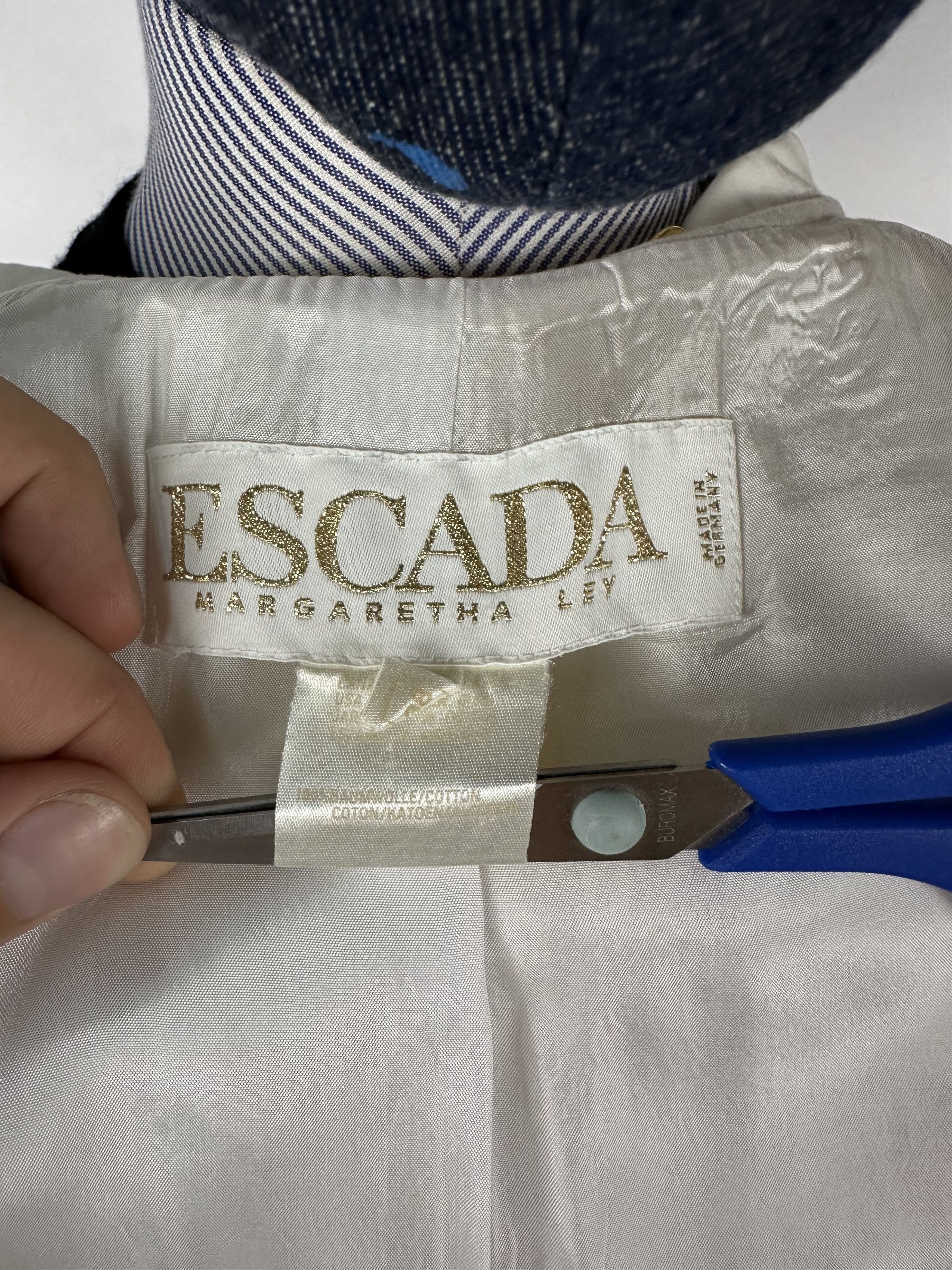 Escada × Escada Sport ESCADA Double Breasted Blazer Jacket Beautiful Buttons Sz 38 Size XS / US 0-2 / IT 36-38 - 13 Thumbnail
