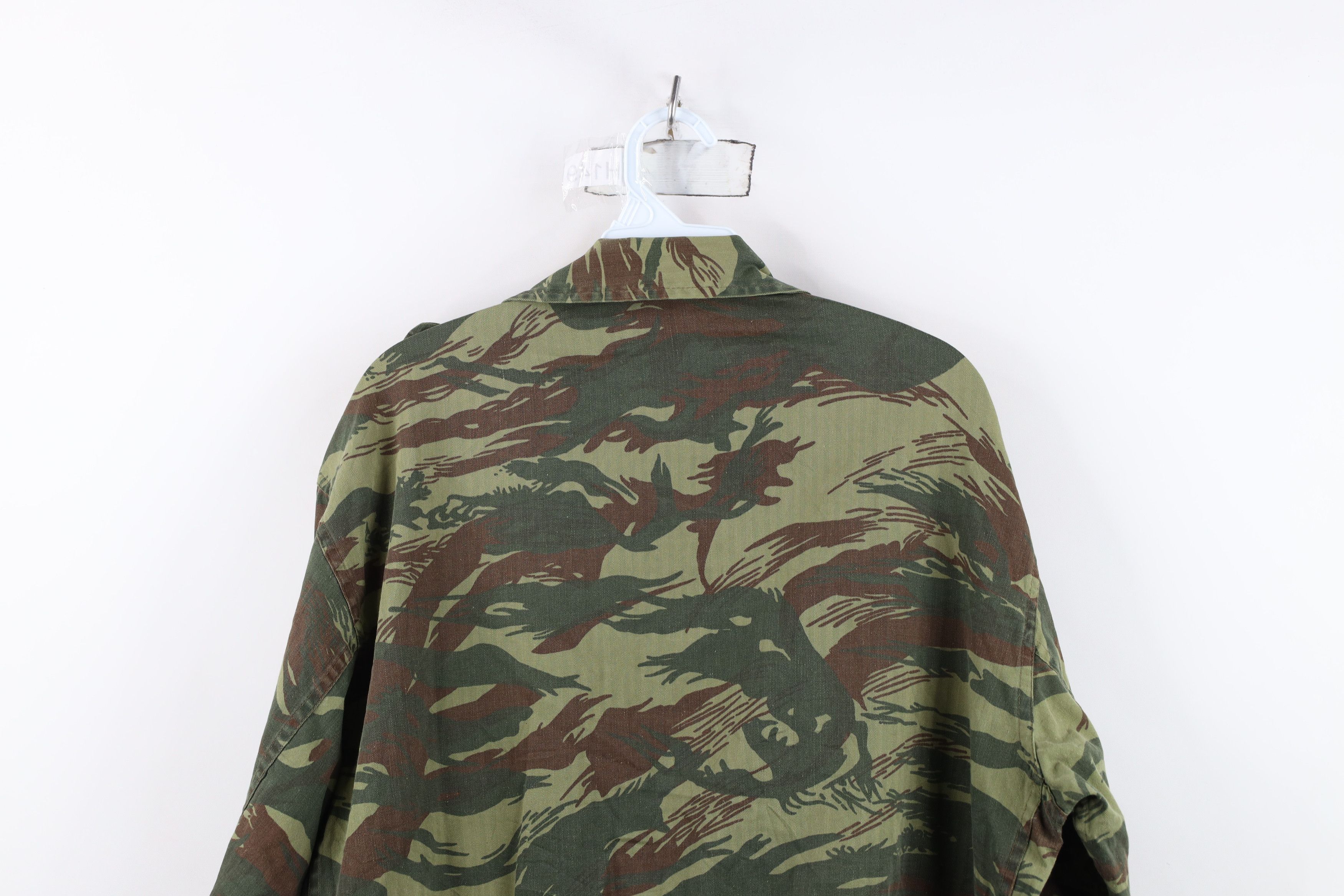 Vintage Vintage 80s 90s French Military Twill Camouflage Jacket Size US L / EU 52-54 / 3 - 14 Thumbnail