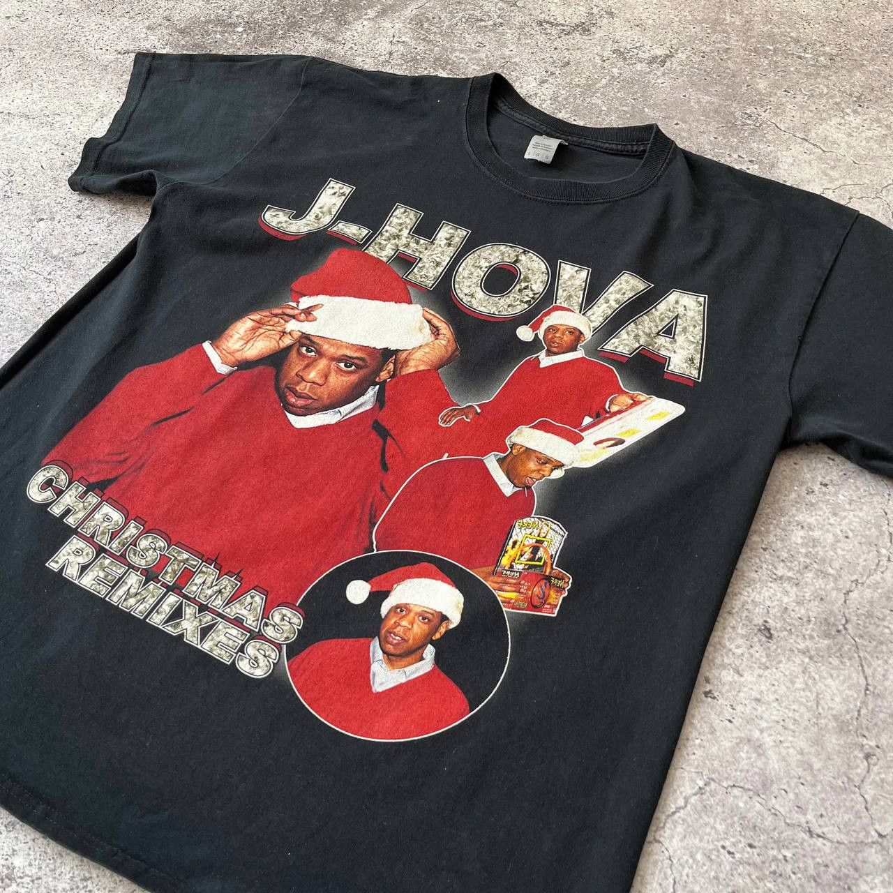 Rap Tees × Vintage Y2K Vintage Style Jay Z J Hova Christmas Rap Hip Hop T Shirt Size US L / EU 52-54 / 3 - 1 Thumbnail